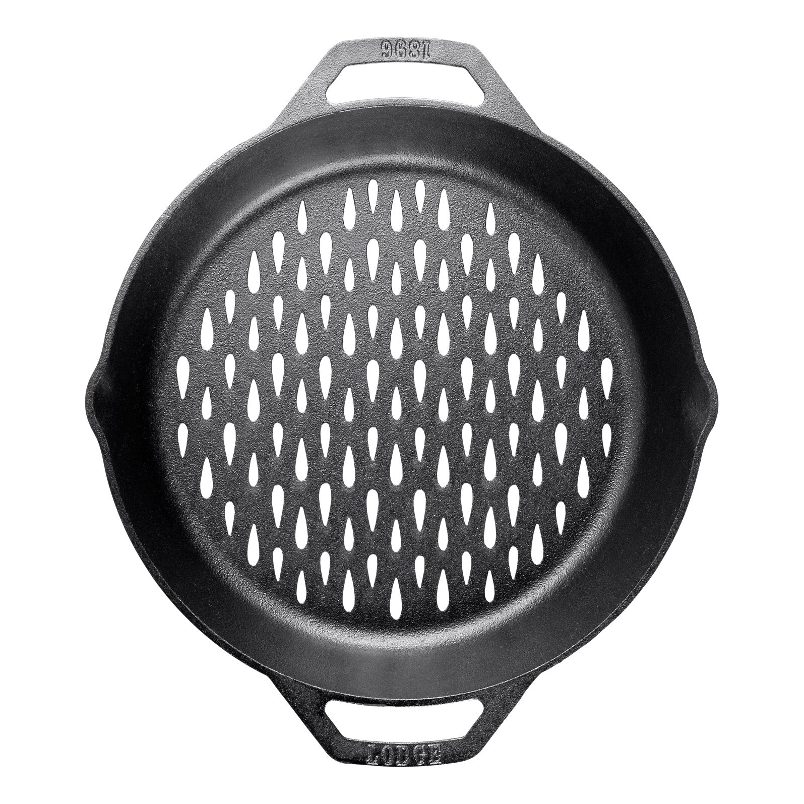 Lodge 12? Dual-Handled Grill Basket