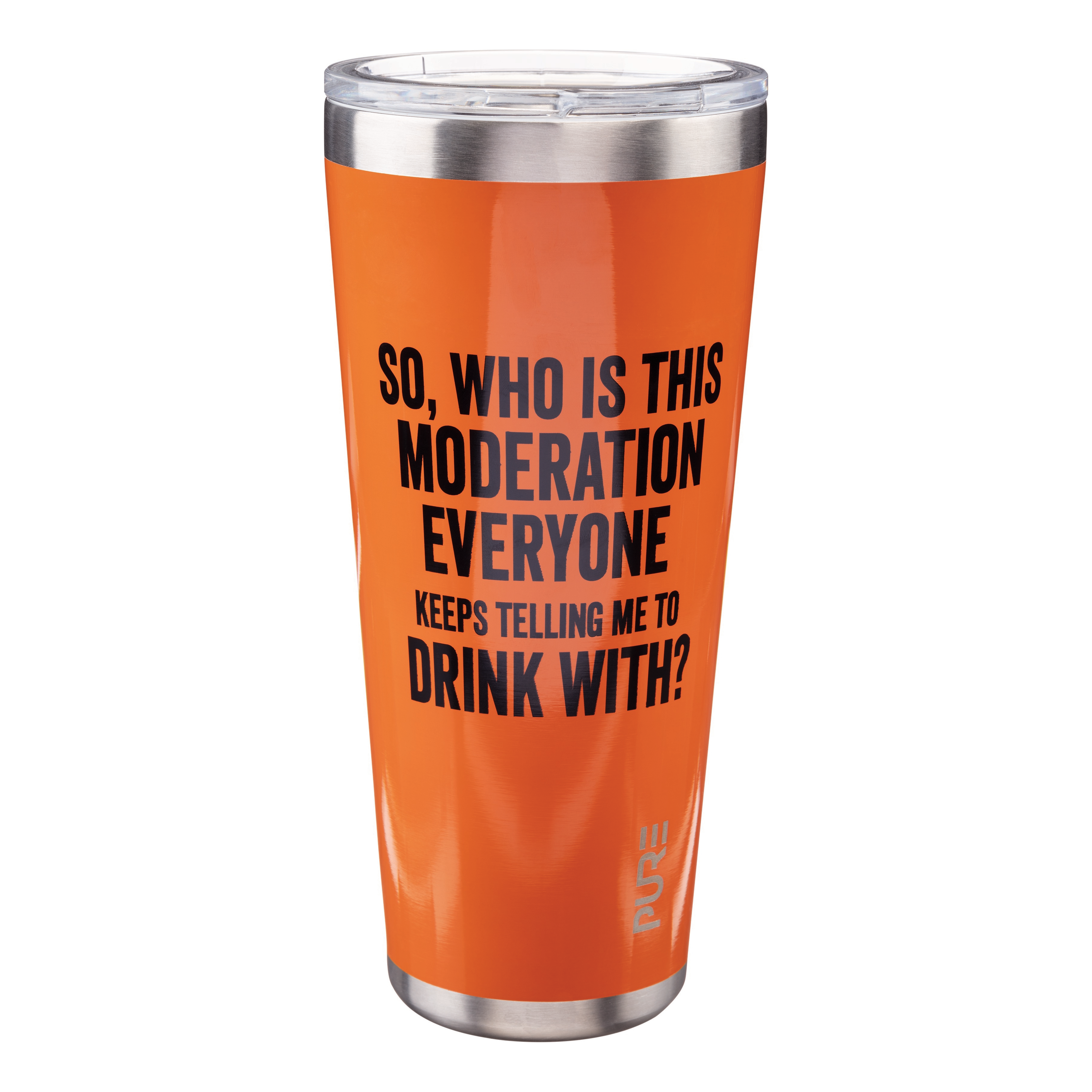 PURE Drinkware Moderation Stainless Steel Tumbler