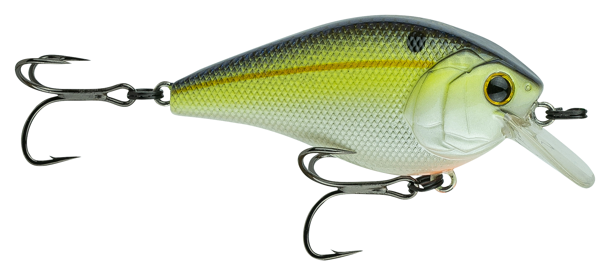 Image of 6th Sense Fishing Crush 50X Squarebill Crankbait - 2-1/4″ - Sexified Chartreuse Shad