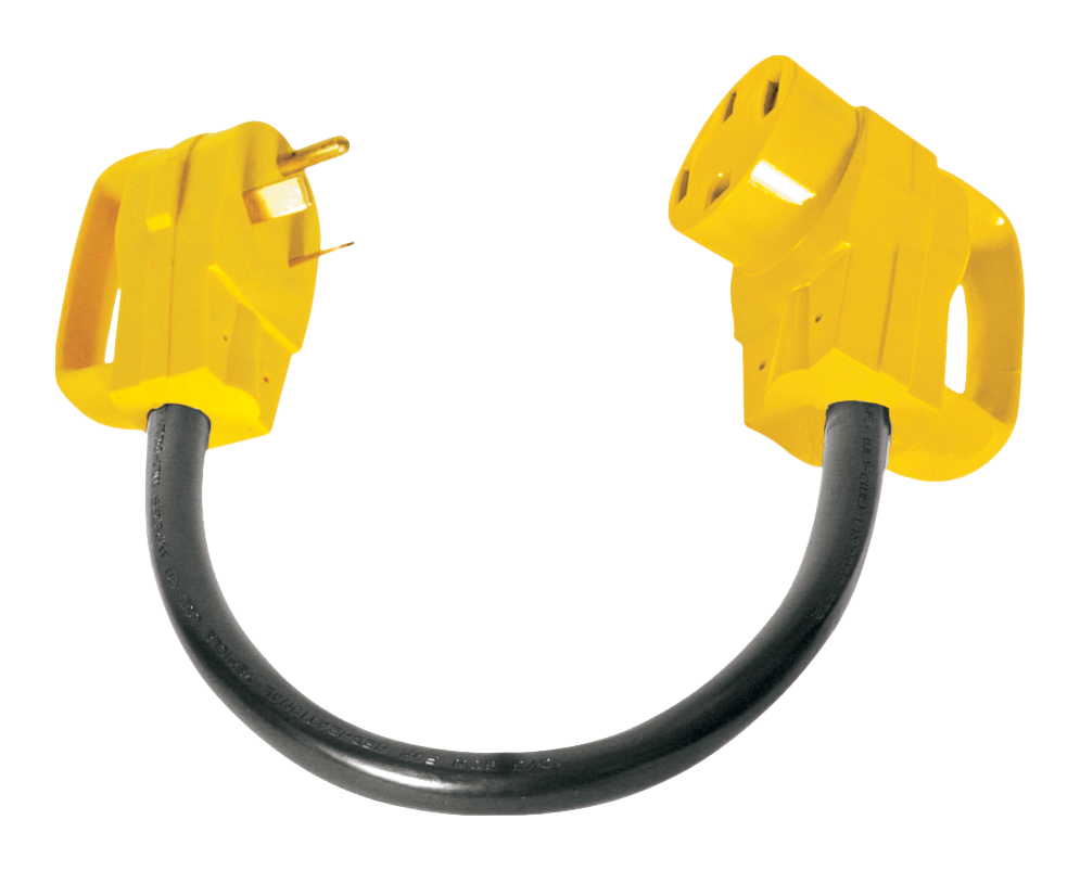 Camco RV Power-Converting Adapters - 30 Amp Male/50 Amp Female