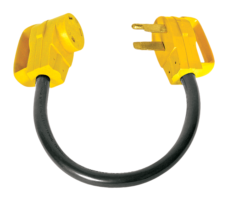 Camco RV Power-Converting Adapters - 50 Amp Male/30 Amp Female