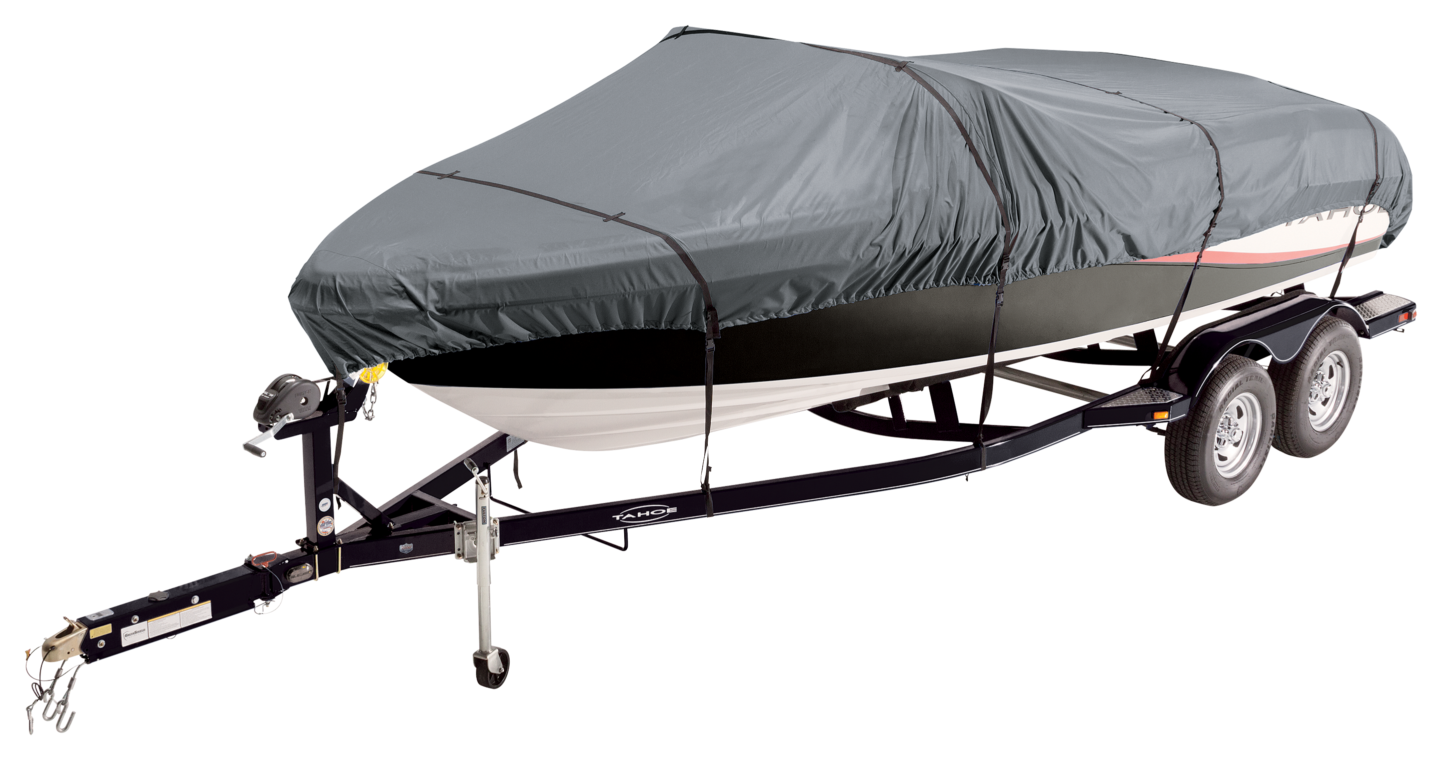 Image of Bass Pro Shops Travel Tite WeatherSafe SD Trailerable Boat Cover - 14' to 16' - 75″