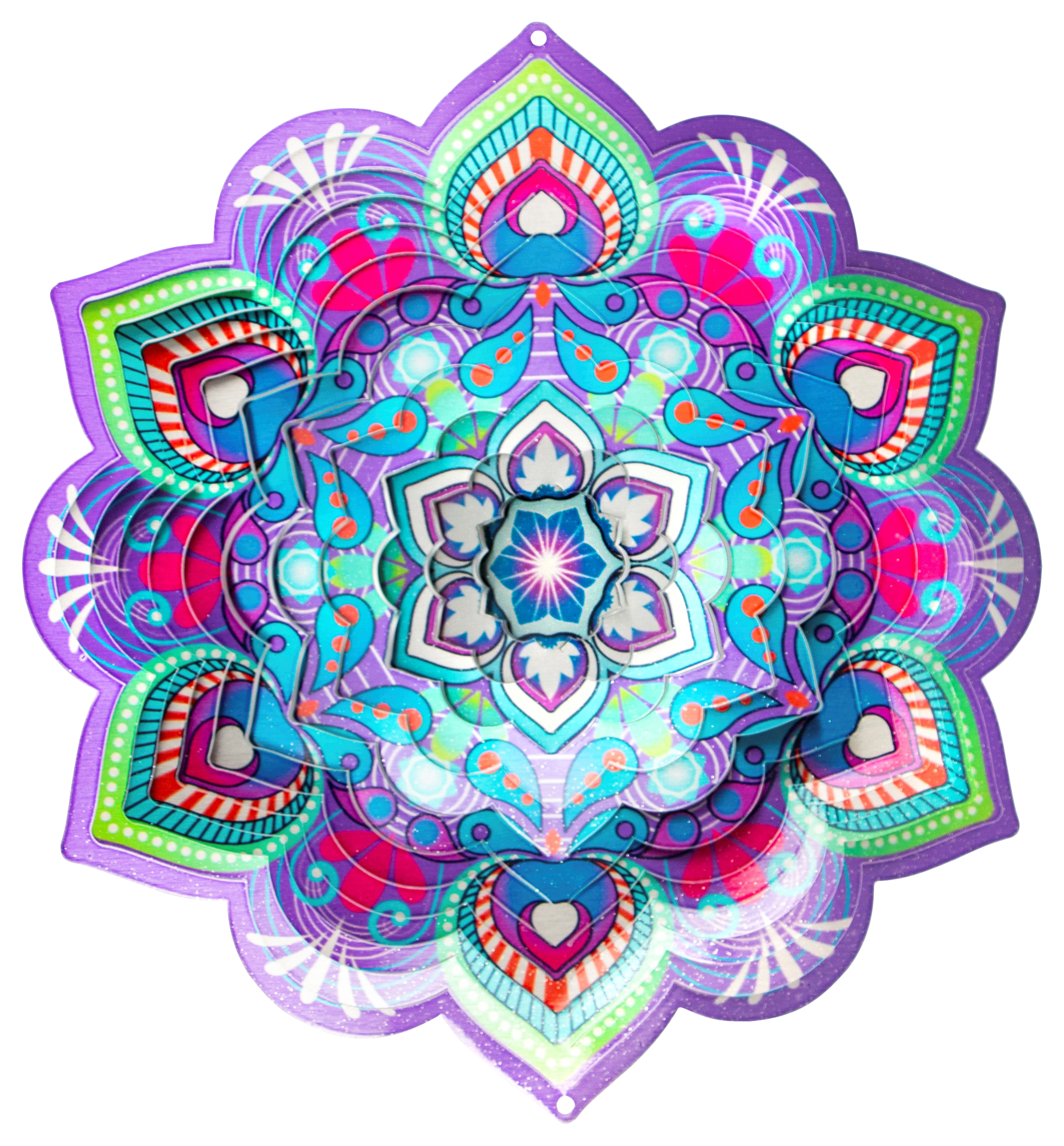 Spinfinity Designs Lotus Mandala Wind Spinner