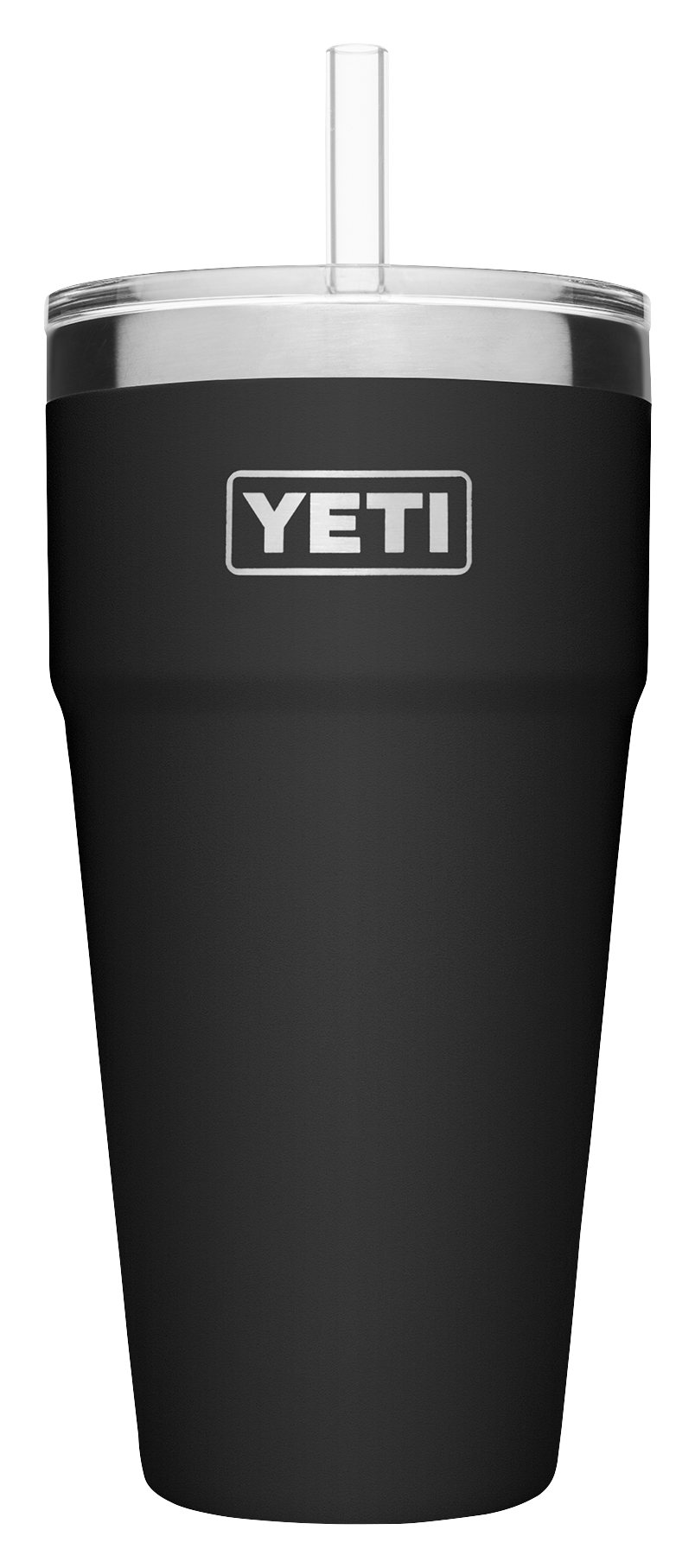 Yeti Rambler 26-oz. Stackable Cup with Straw Lid - Black