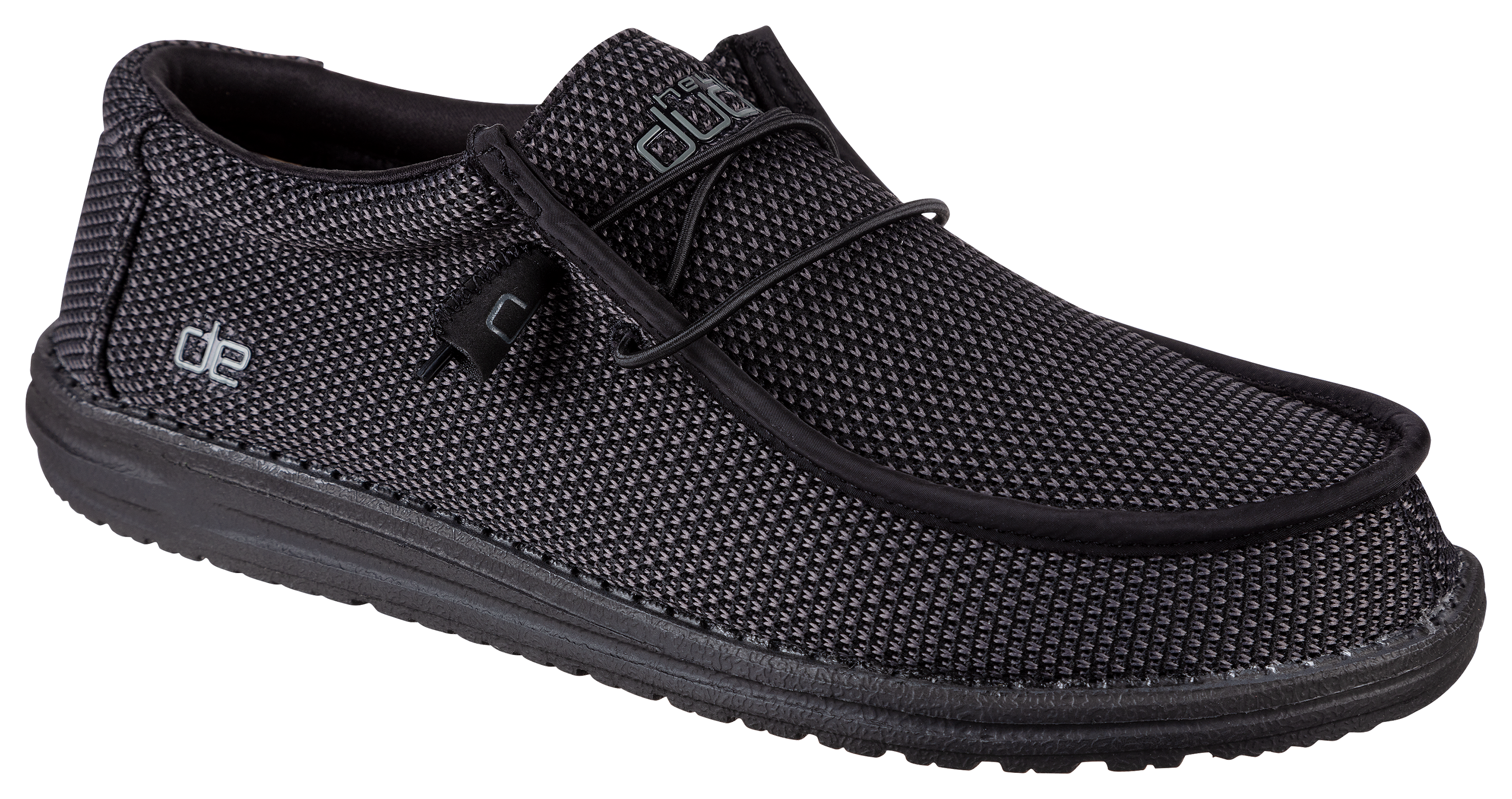 Hey Dude Wally Sox Classic Shoes for Men - Black - 9M