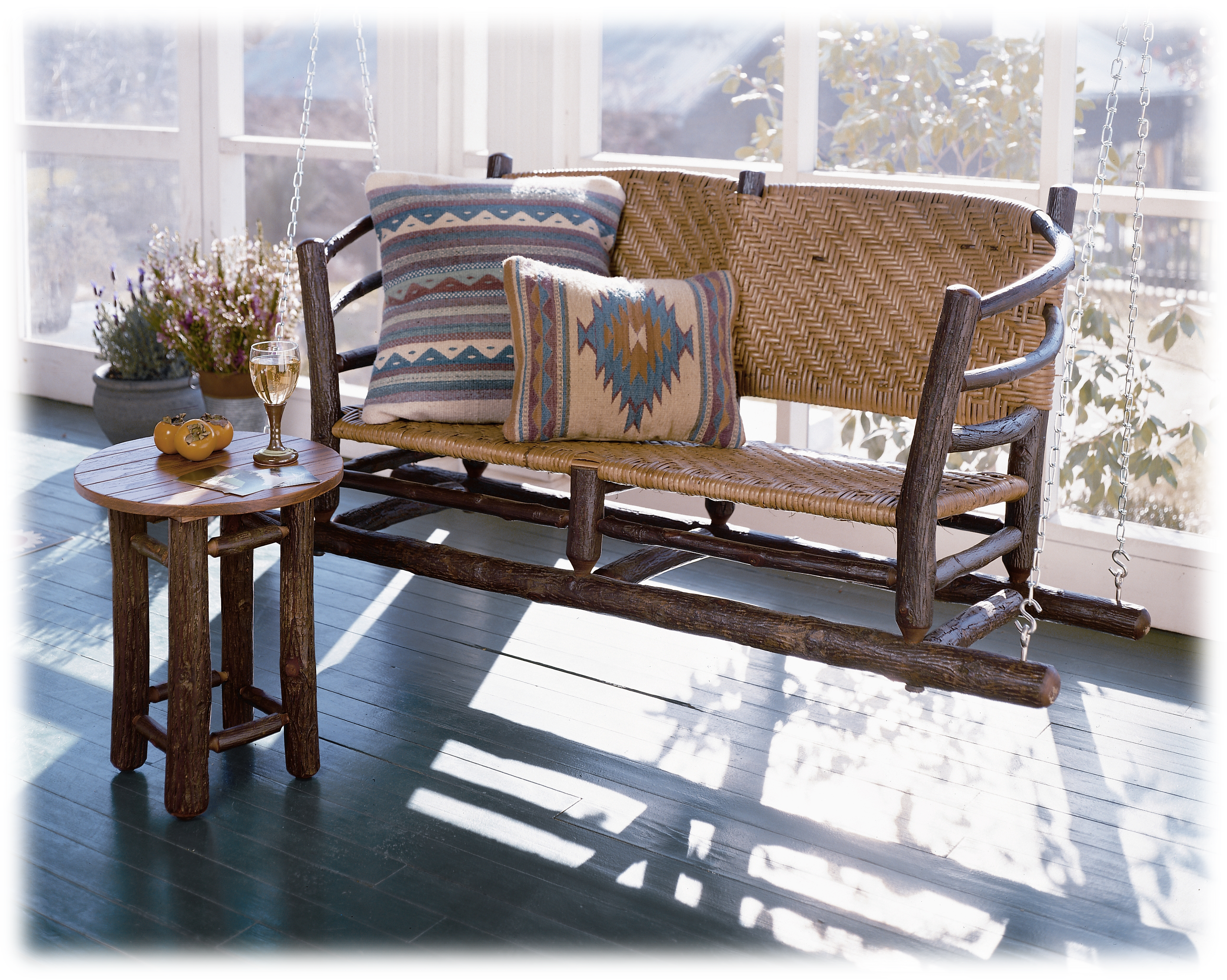 Old Hickory Furniture Hoop Swing for Covered Porch