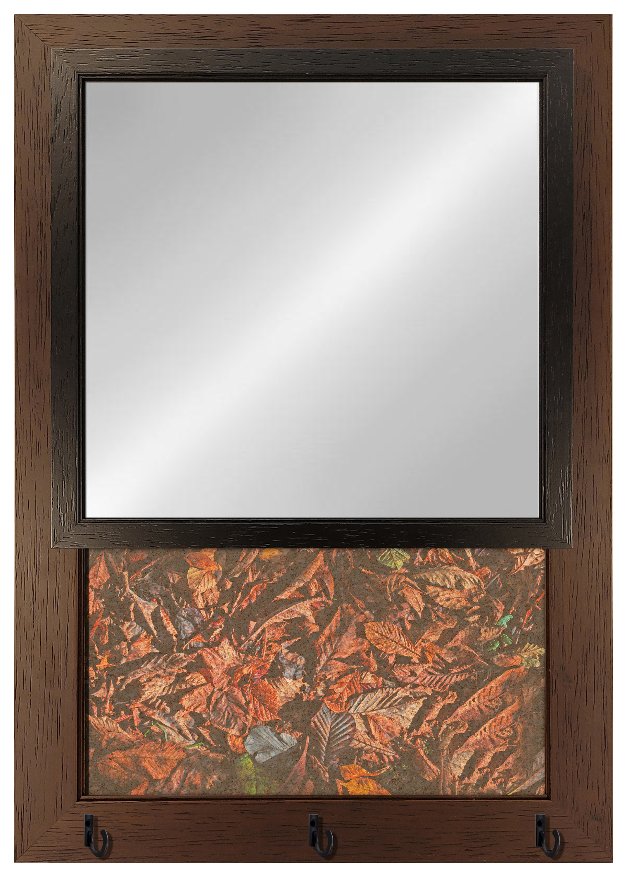 Print &Frame Fall Leaves Hall Mirror