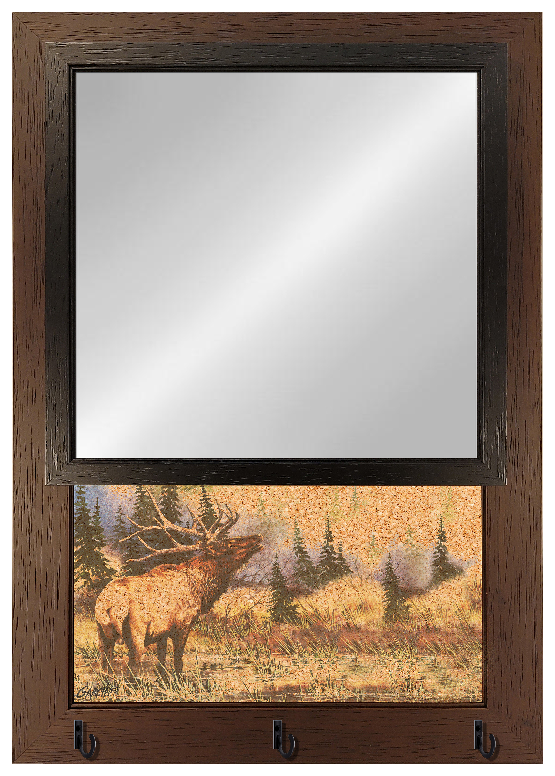 Print &Frame Elk by Joe Garcia Hall Mirror