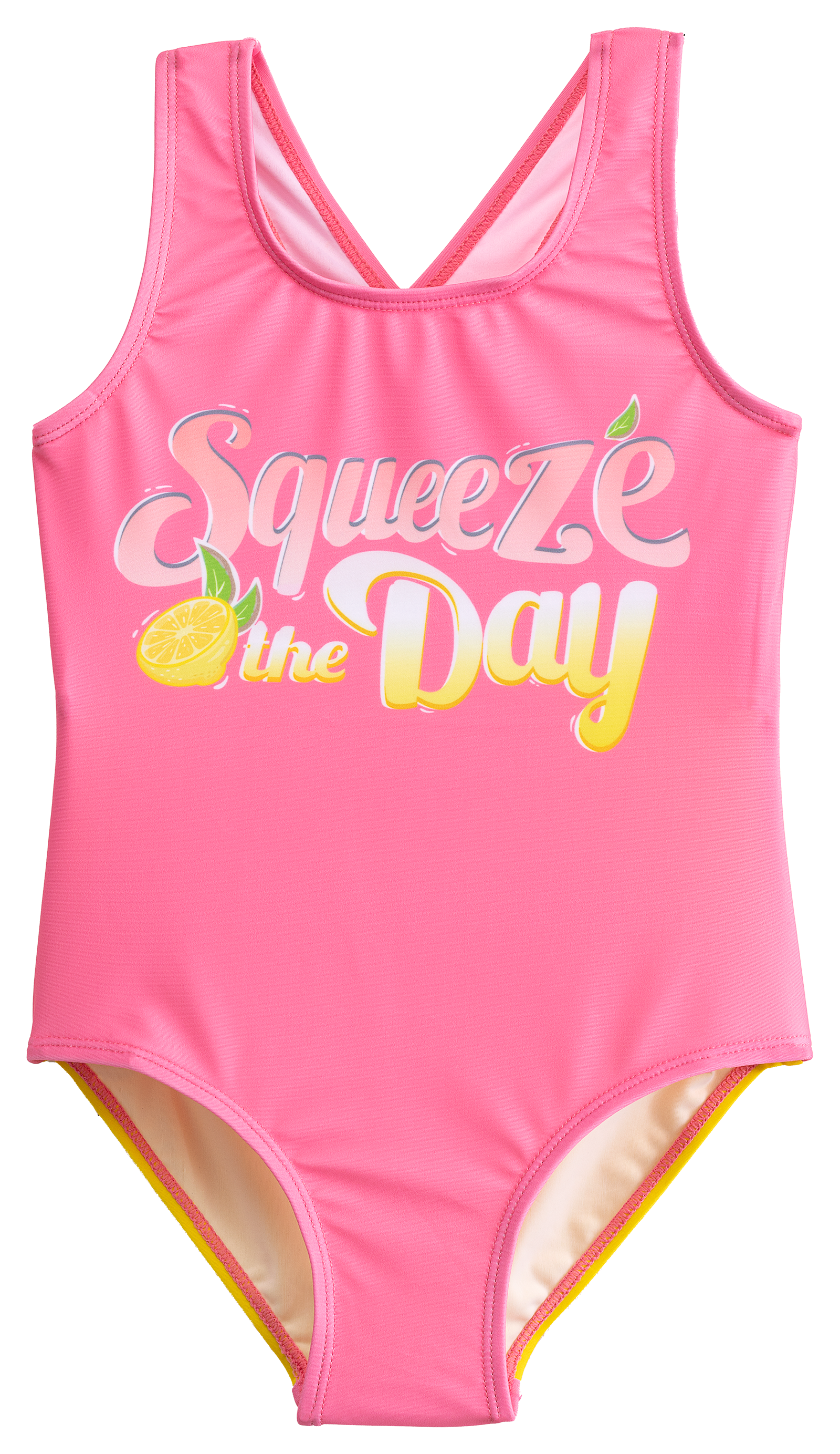 Banana Boat Squeeze the Day 1-Piece Swimsuit for Girls - Coral - 5