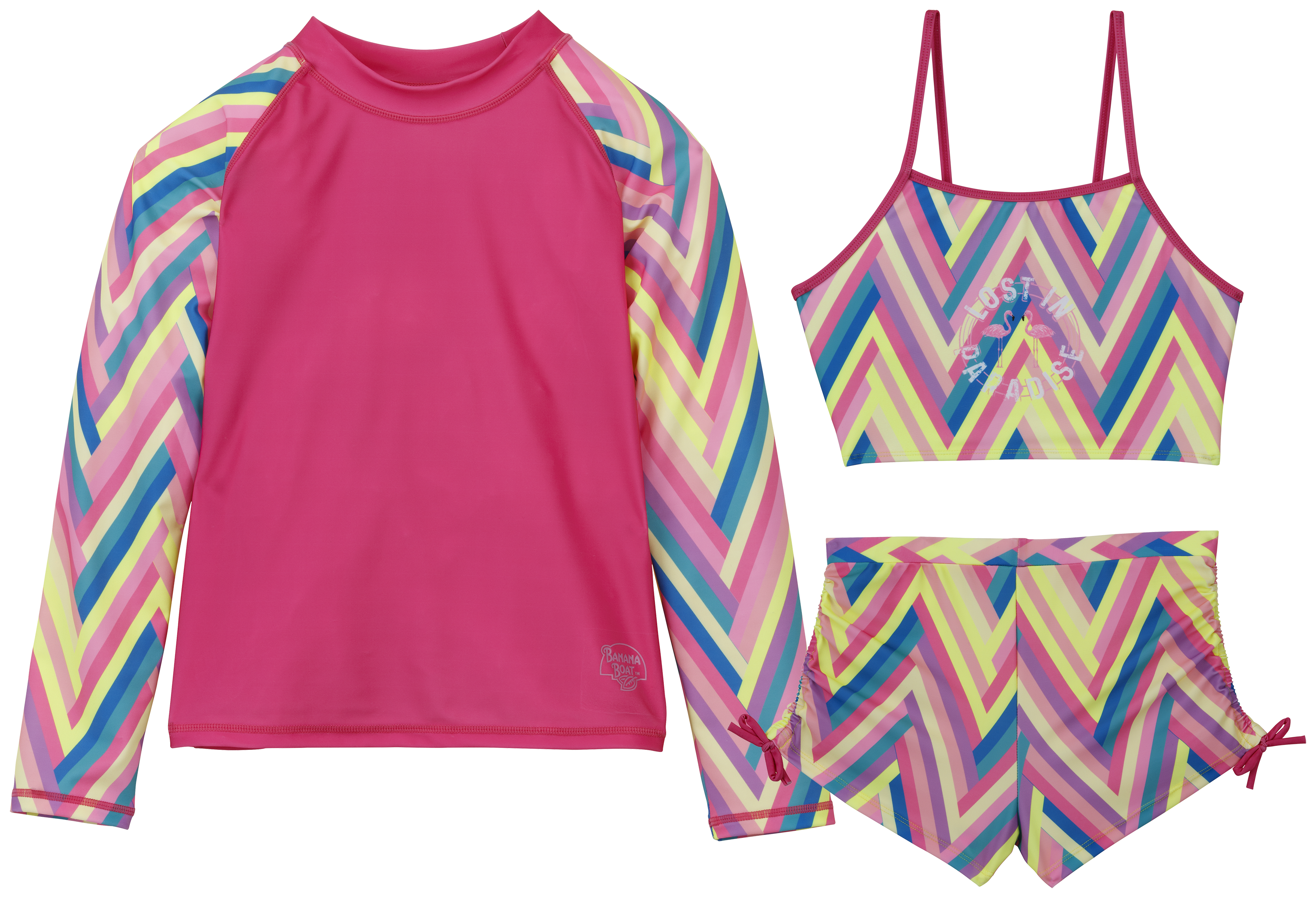 Banana Boat Lost in Paradise Swim Set for Girls - Multi - 14-16