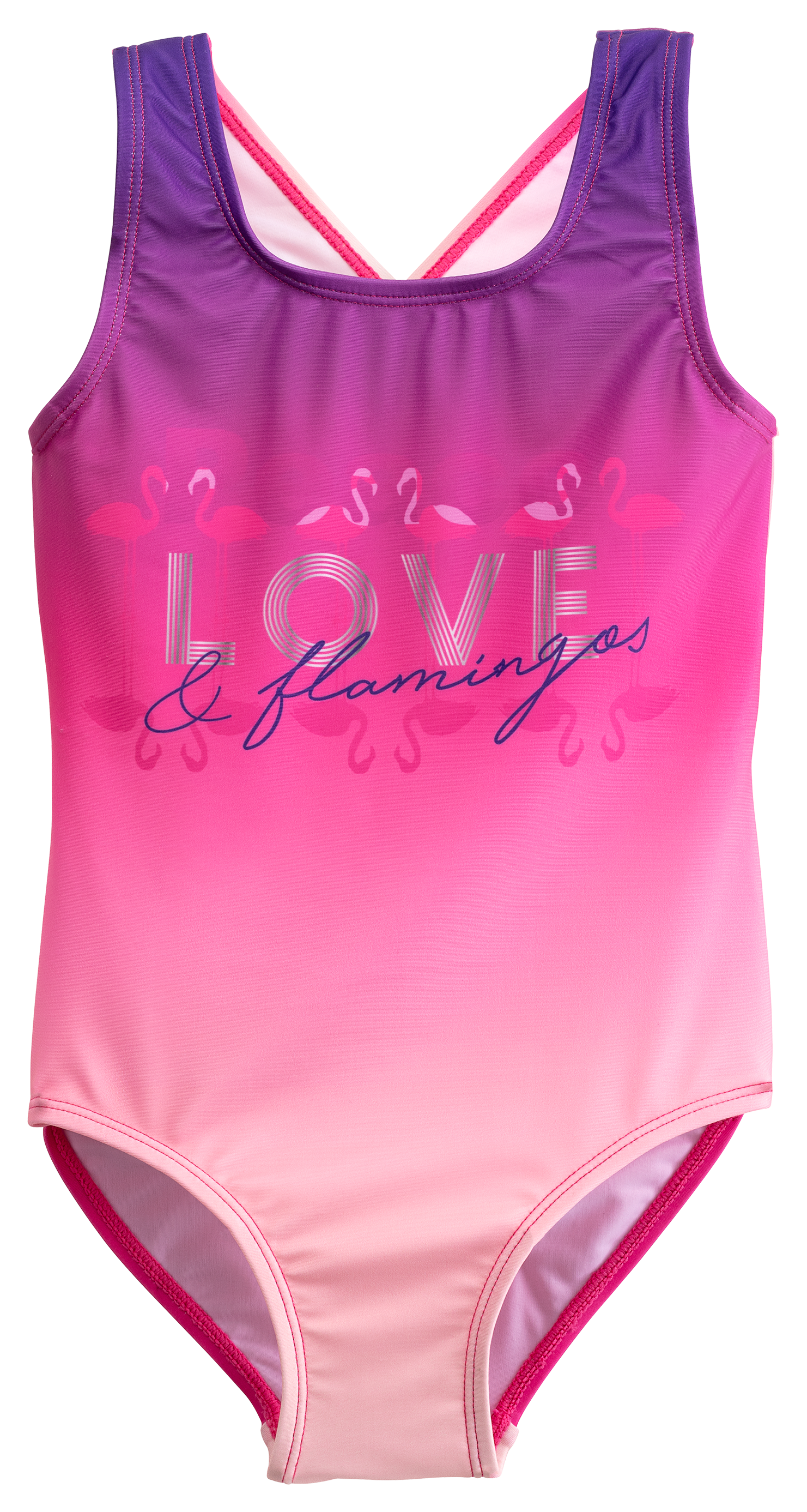 Banana Boat Love 1-Piece Swimsuit for Girls - Pink - 6