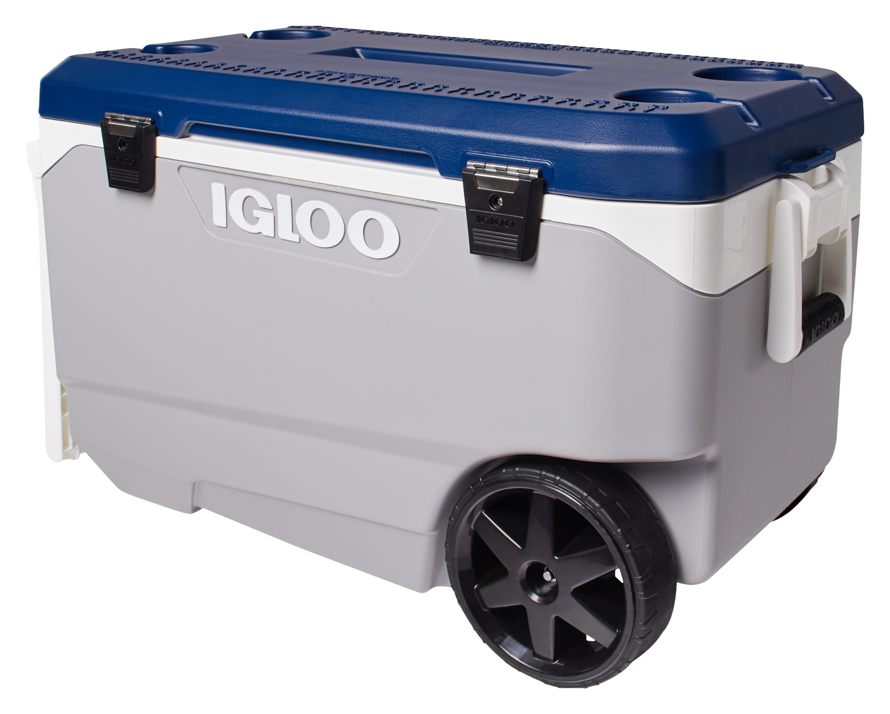 Igloo MaxCold Latitude 90-Quart Roller Cooler - Gray
