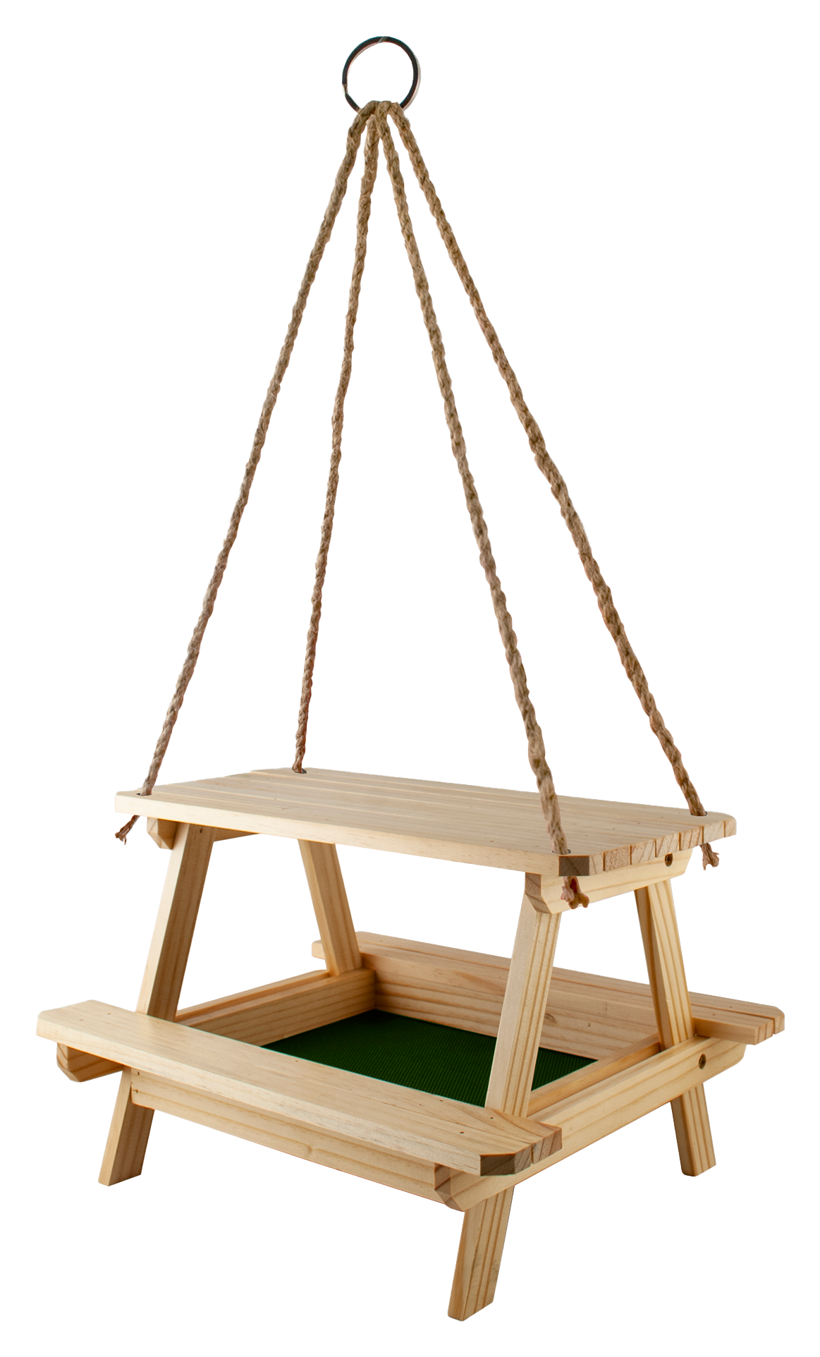 WoodLink Lake and Cabin Picnic Table Platform Feeder