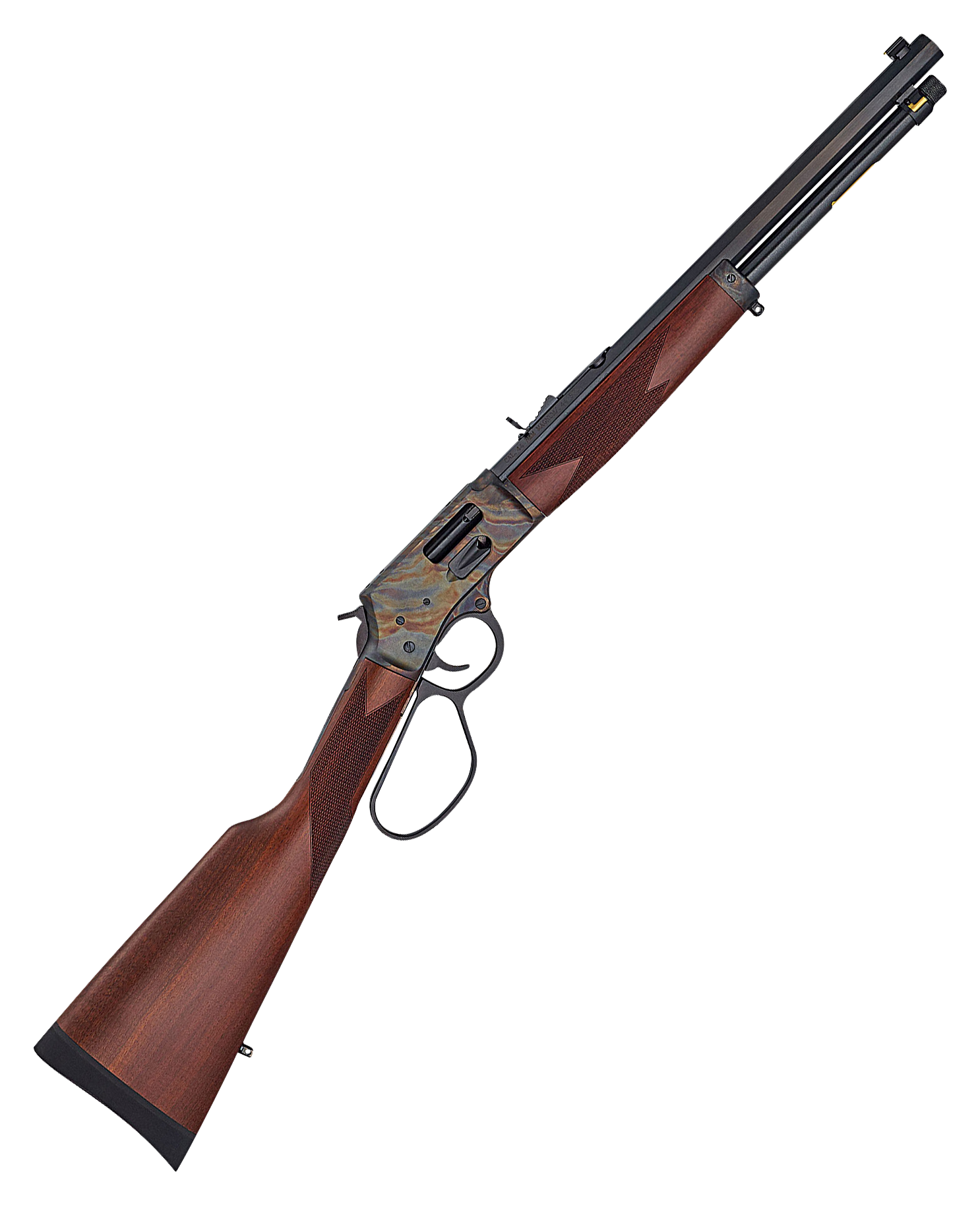 Henry Big Boy Color Case-Hardened Carbine Side Gate Large Loop Lever-Action Rifle - .44 Rem Mag/.44 Special - Henry