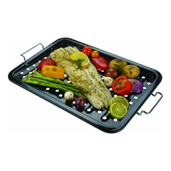 GrillPro Porcelain-Coated Grill Topper