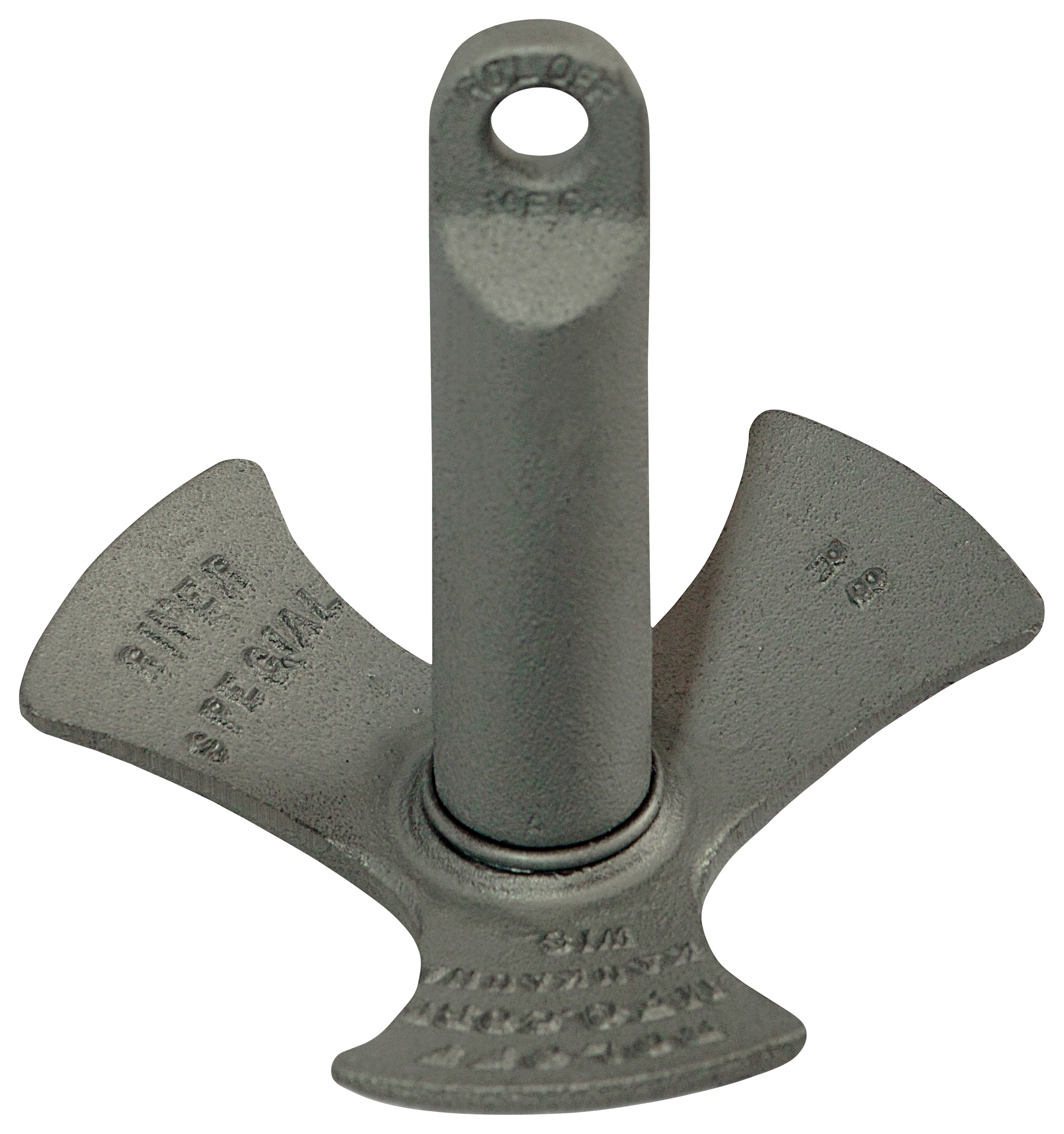 Roloff Manufacturing River Special Aluminum-Finish Marine Anchor - 8 lbs.