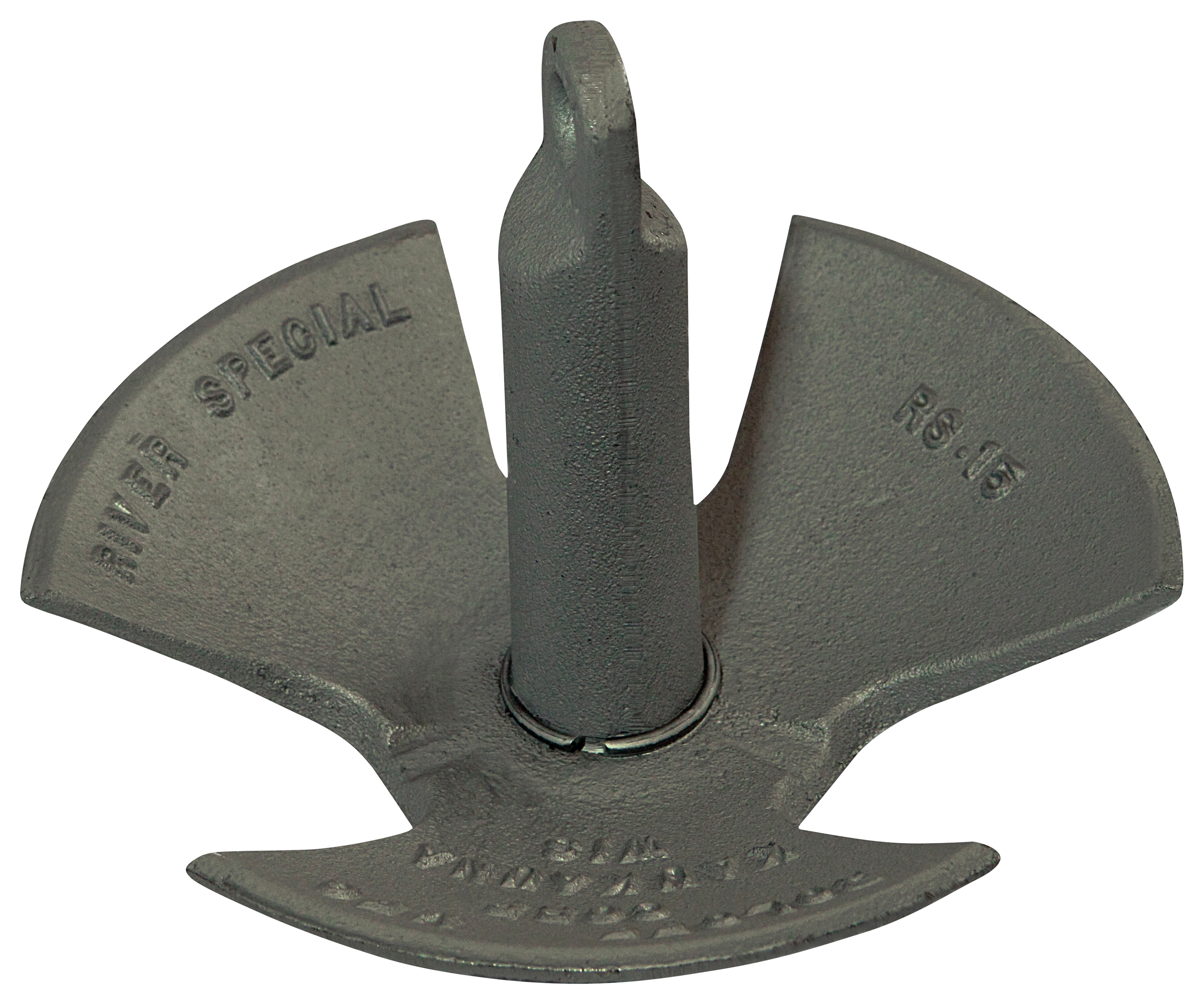 Roloff Manufacturing River Special Aluminum-Finish Marine Anchor - 15 lbs.