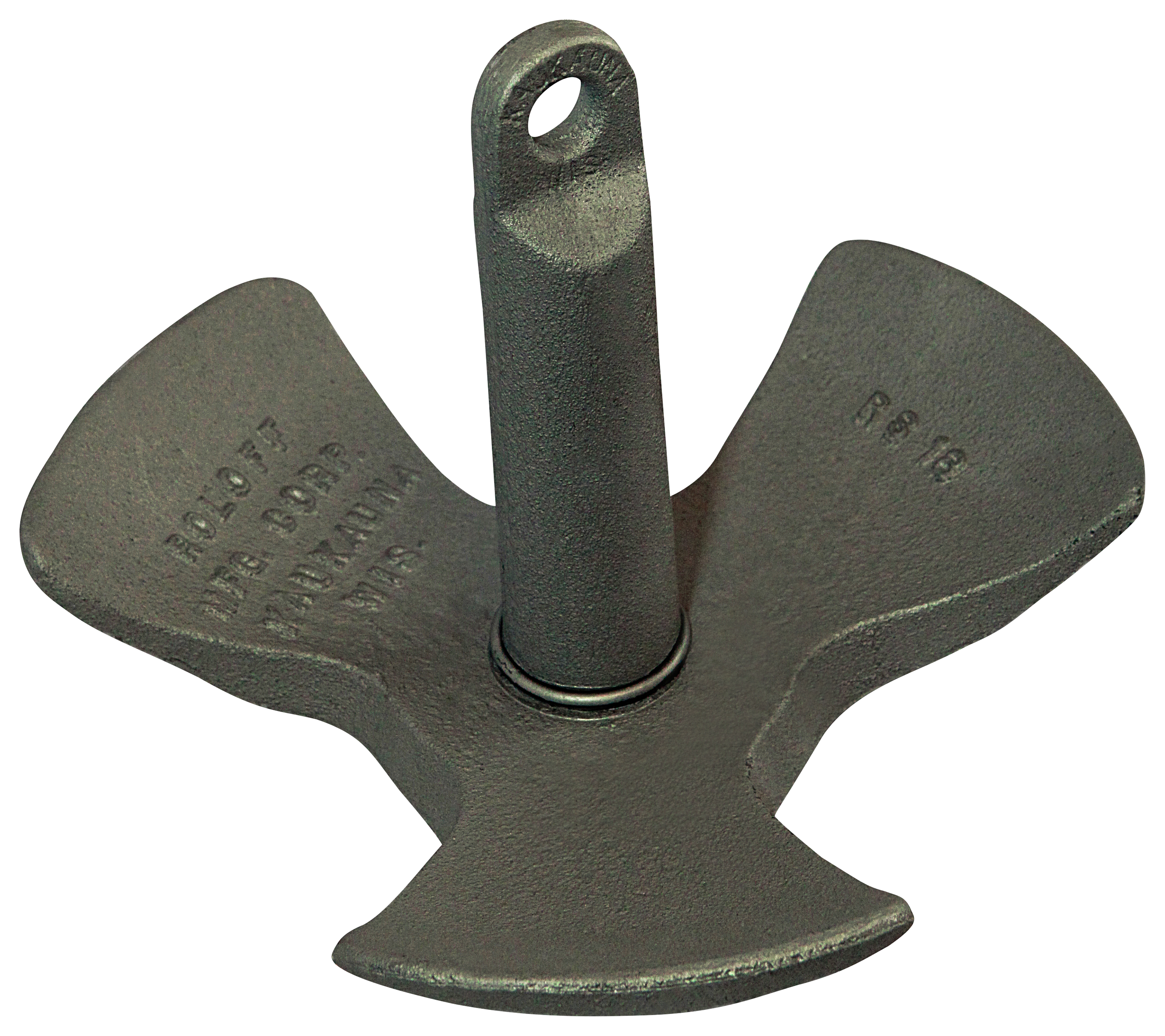 Roloff Manufacturing River Special Aluminum-Finish Marine Anchor - 18 lbs.