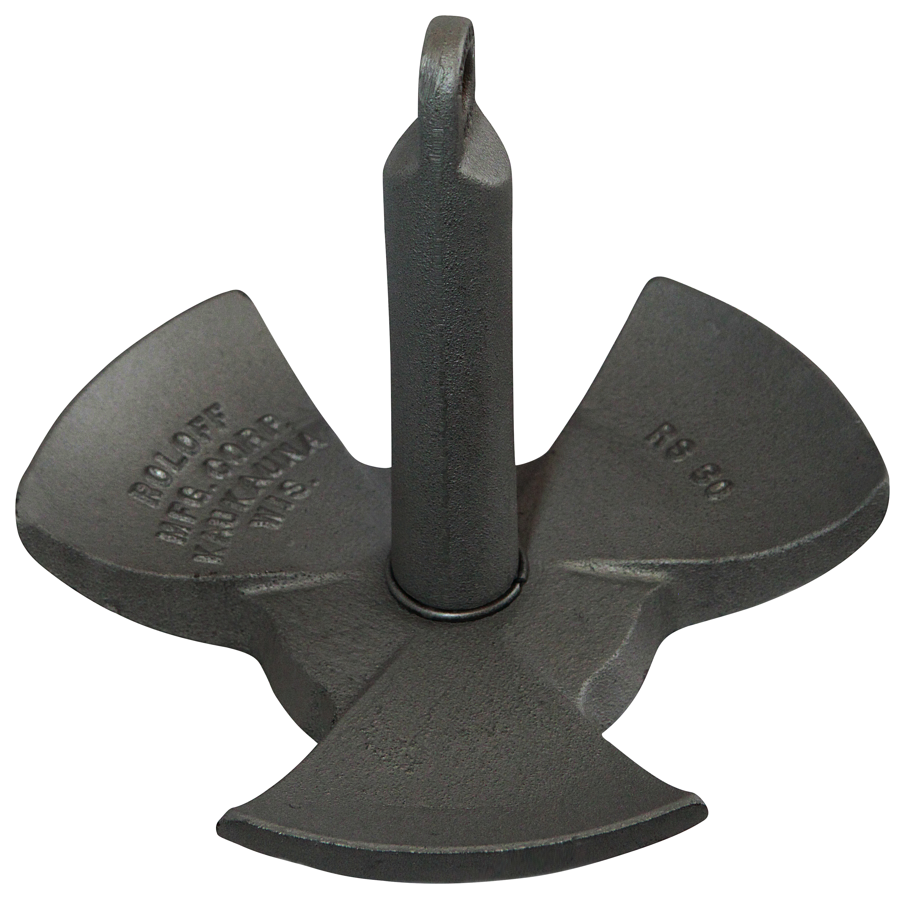 Roloff Manufacturing River Special Aluminum-Finish Marine Anchor - 30 lbs.