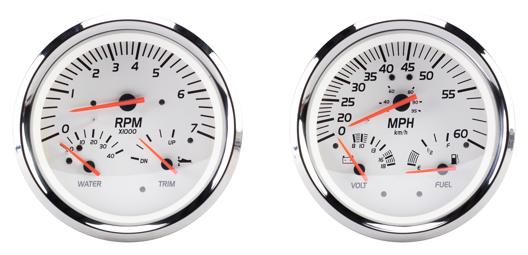 Sierra White Series 5 Multi-Function Gauge Kit