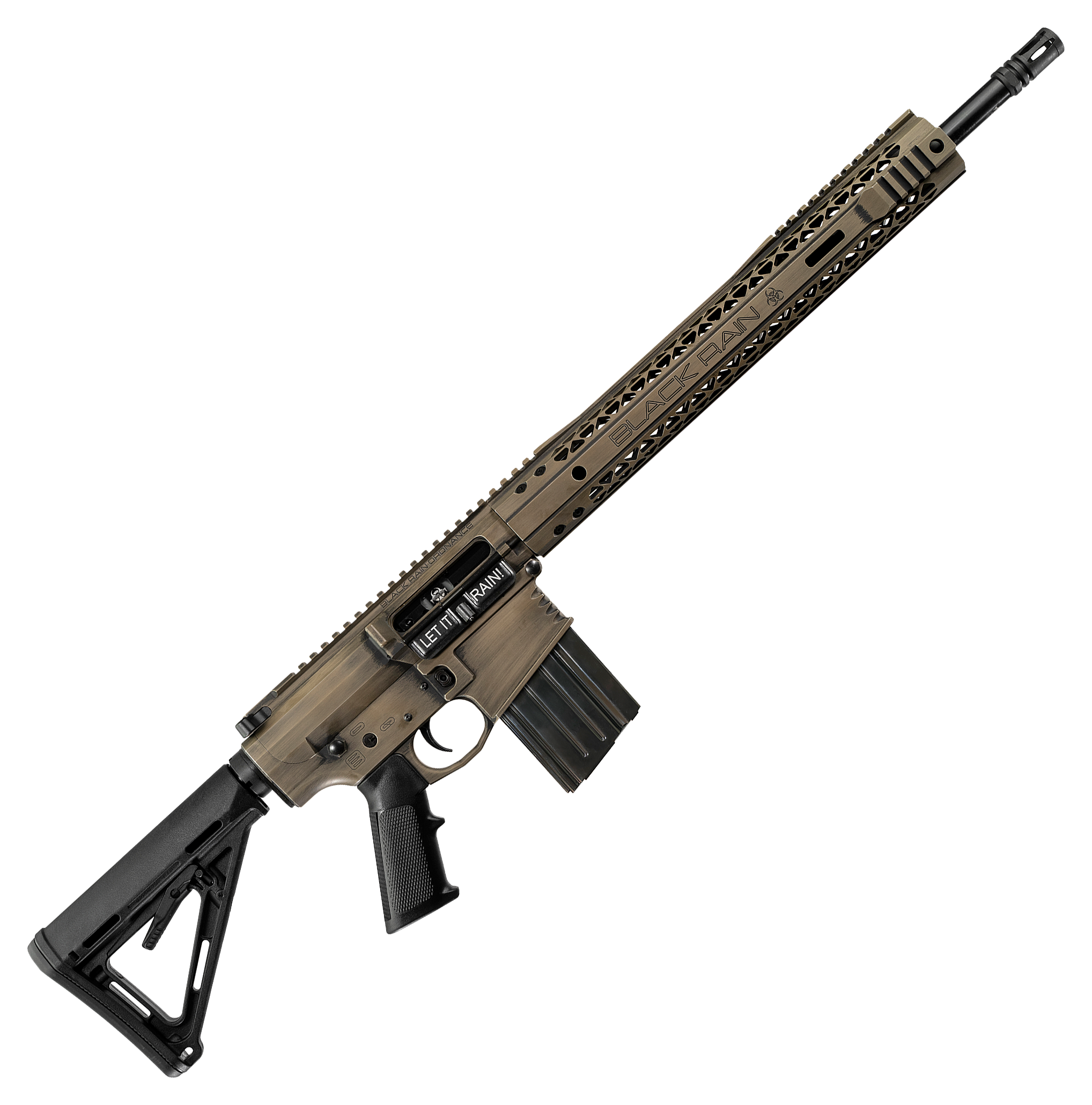 Image of Black Rain Ordnance Fallout 10 Standard Issue Semi-Auto Rifle - 16.1″ Barrel - 10+1