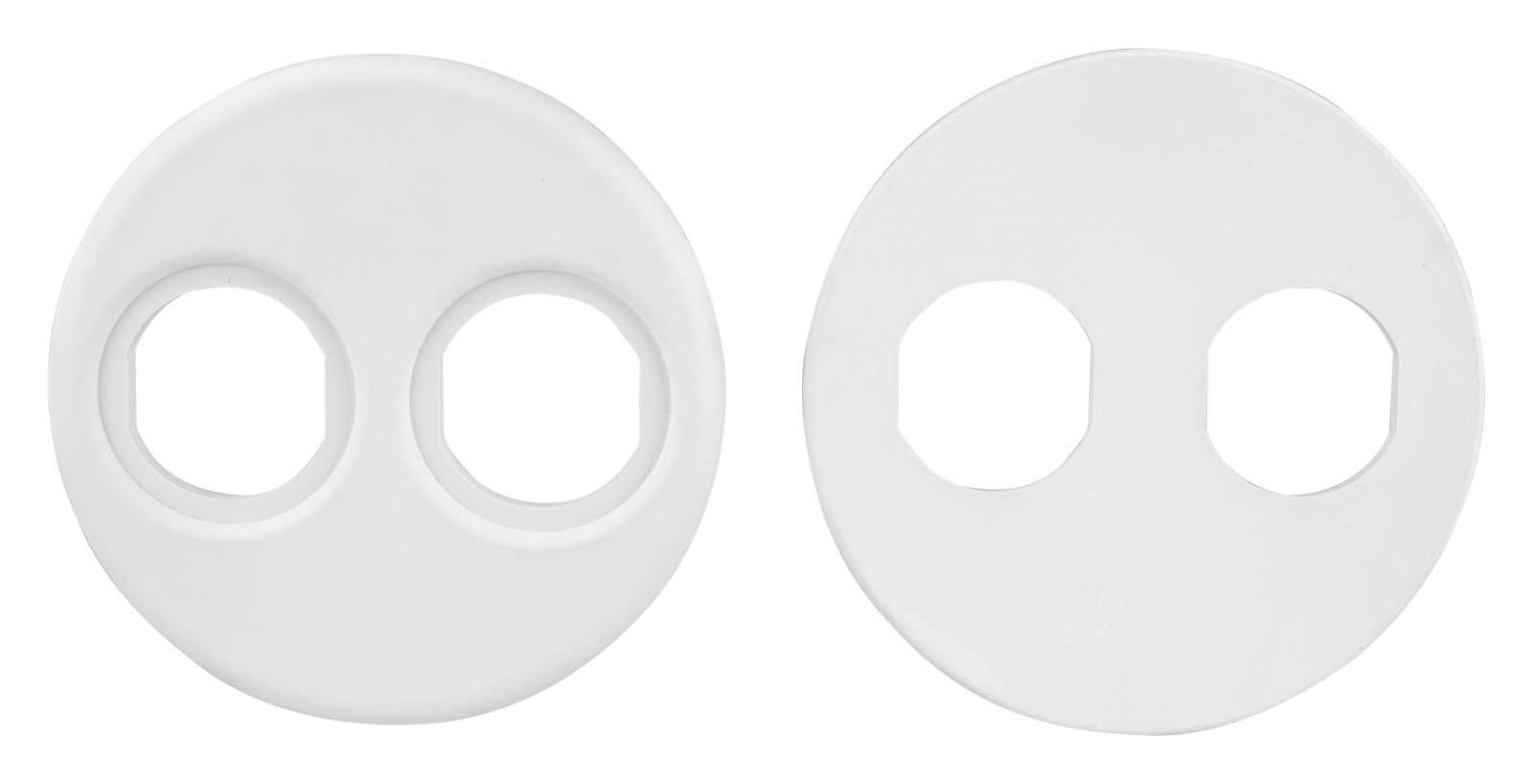 Sea-Dog Instrument Hole Adapter for Gauges or Meters - 4 White