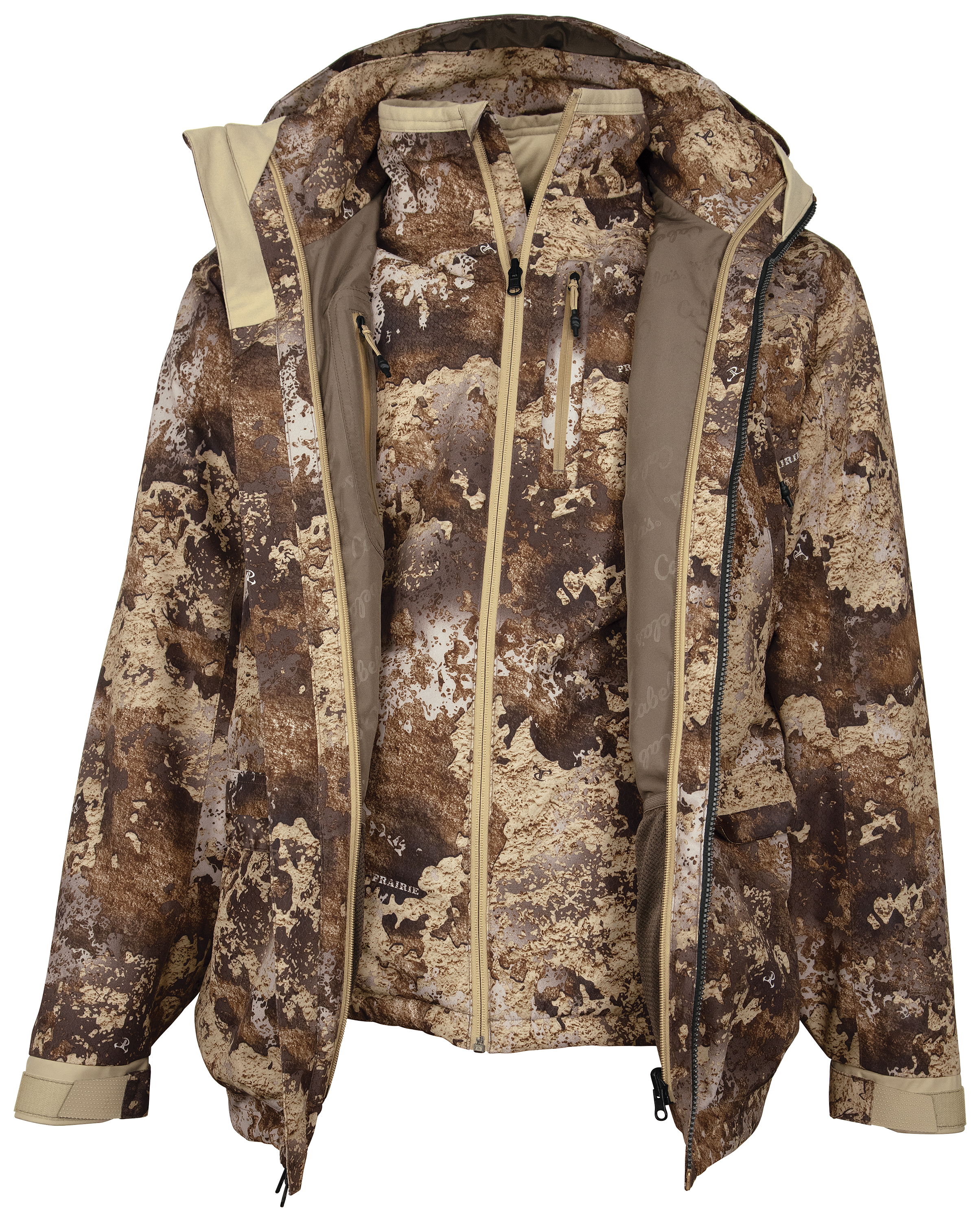 Image of Northern Flight 3-in-1 Parka for Men - TrueTimber Prairie - M