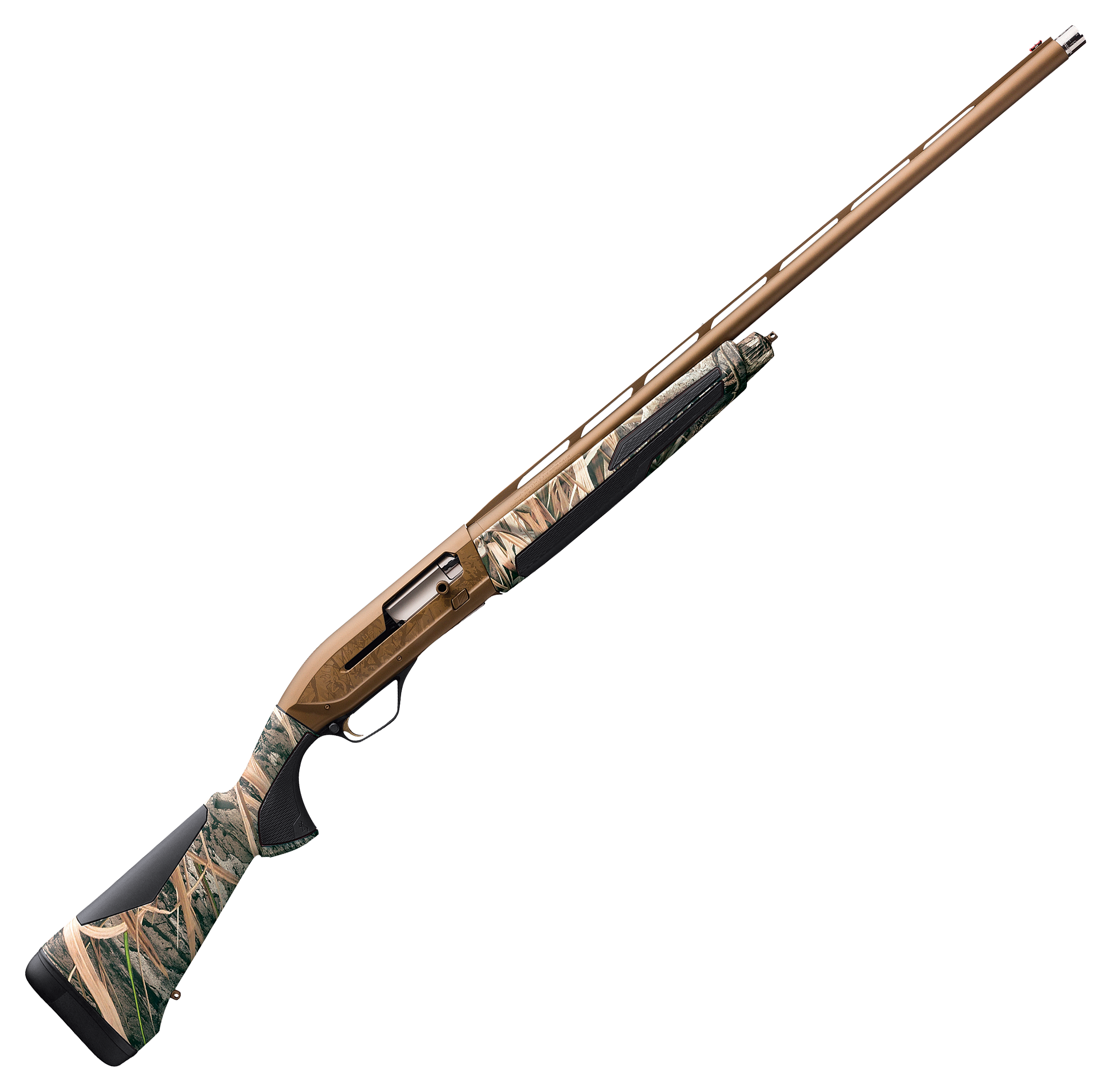 Image of Browning Maxus II Wicked Wing Semi-Auto Shotgun - 28″ - Mossy Oak Shadow Grass Habitat - 4 + 1