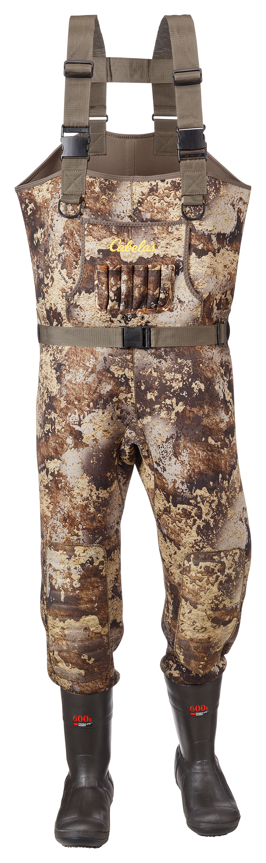 Image of Cabela's Classic Series II Neoprene Boot-Foot Waders for Men - TrueTimber Prairie - 12 Regular