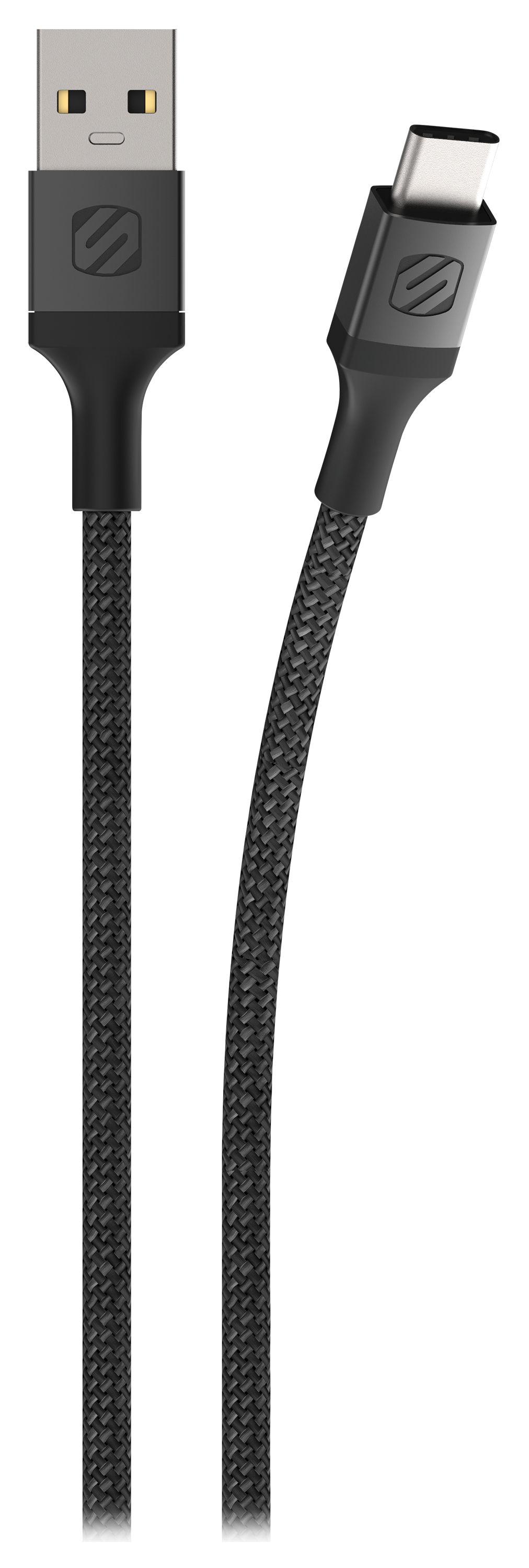 Scosche STRIKELINE Premium USB Type-A-to-Type-C Cable - 10- Black