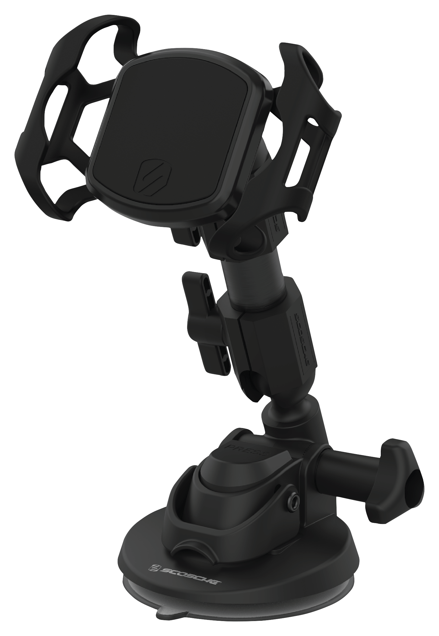 Scosche TerraClamp Magnetic Phone Mount with Heavy-Duty Suction-Cup Base an