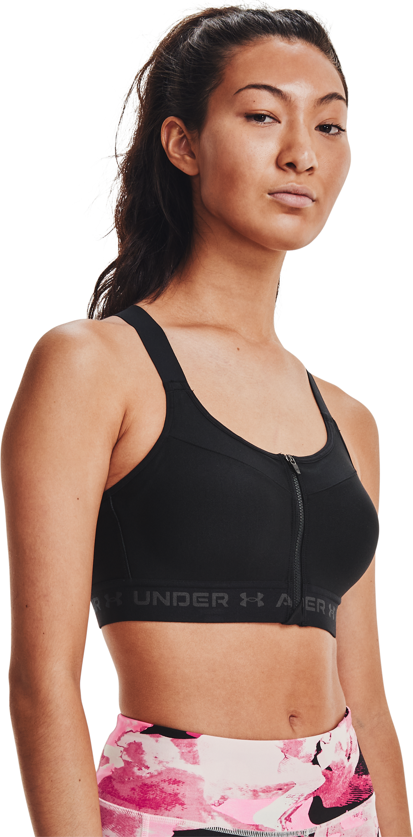 Image of Under Armour High Crossback Bra for Ladies - Black - 42C