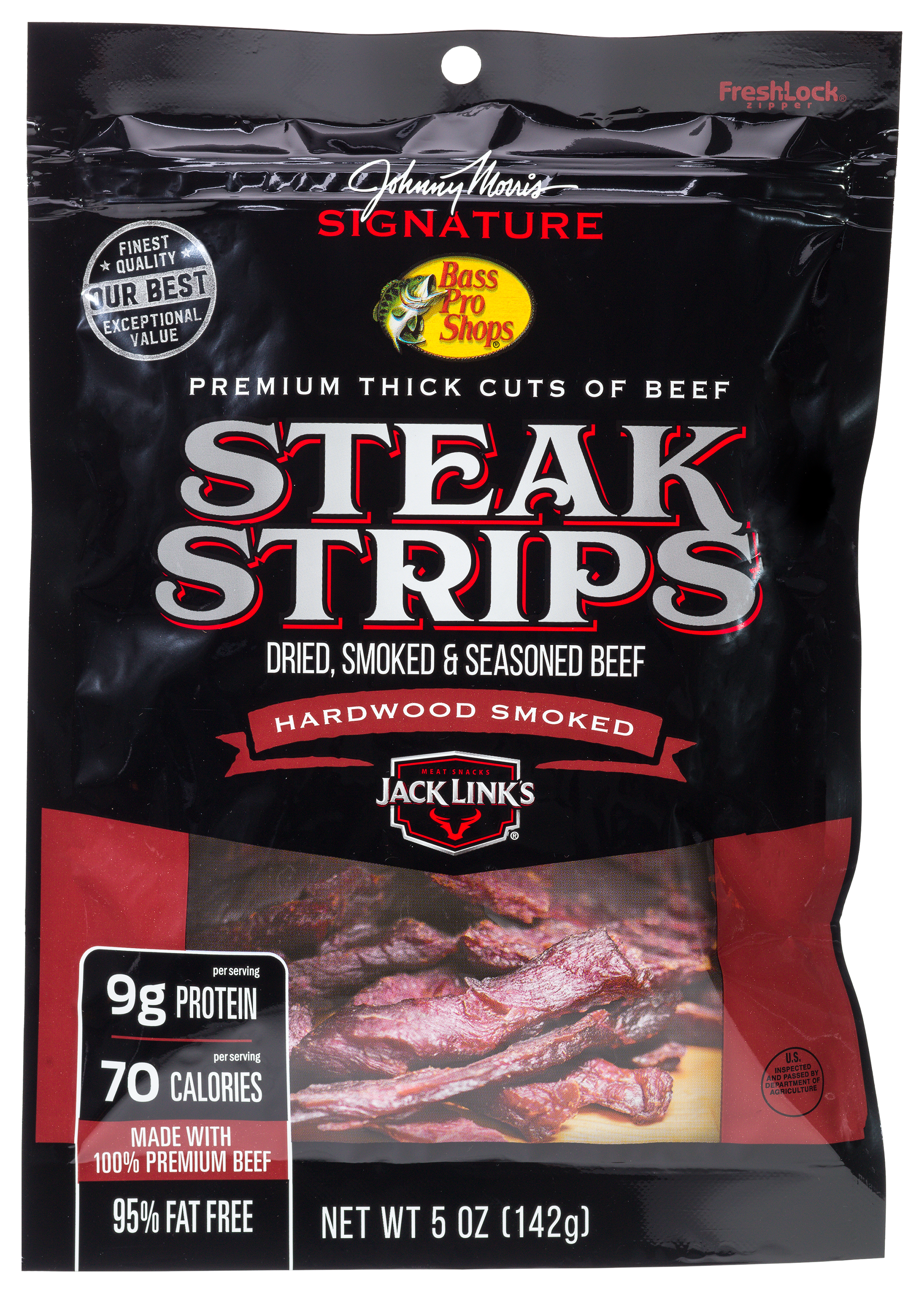 Bass Pro Shops Johnny Morris Signature Steak Strips - 5 oz/8 Pack