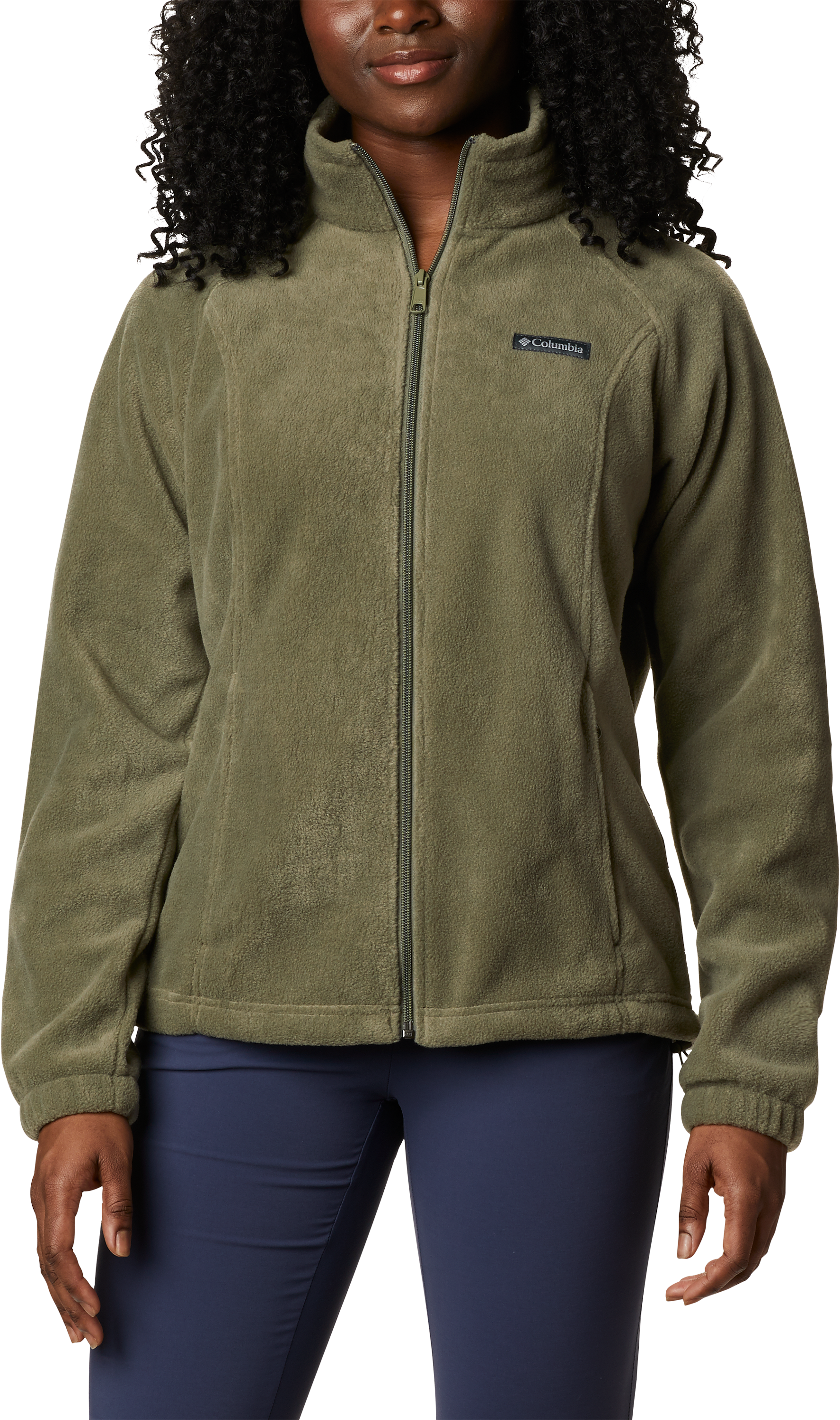 Image of Columbia Benton Springs Full-Zip Fleece Jacket for Ladies - Stone Green - S