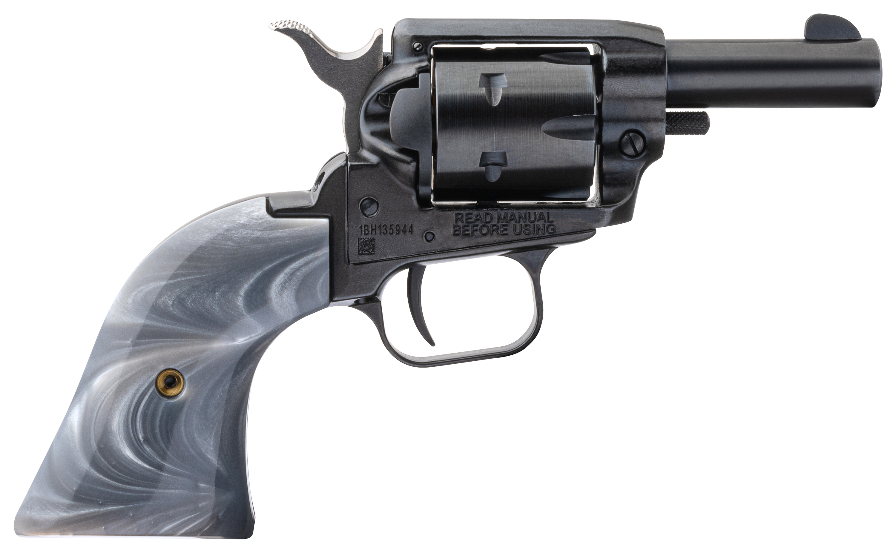 Image of Heritage Barkeep Single-Action Revolver with Gray Pearl Grips - 2.68″