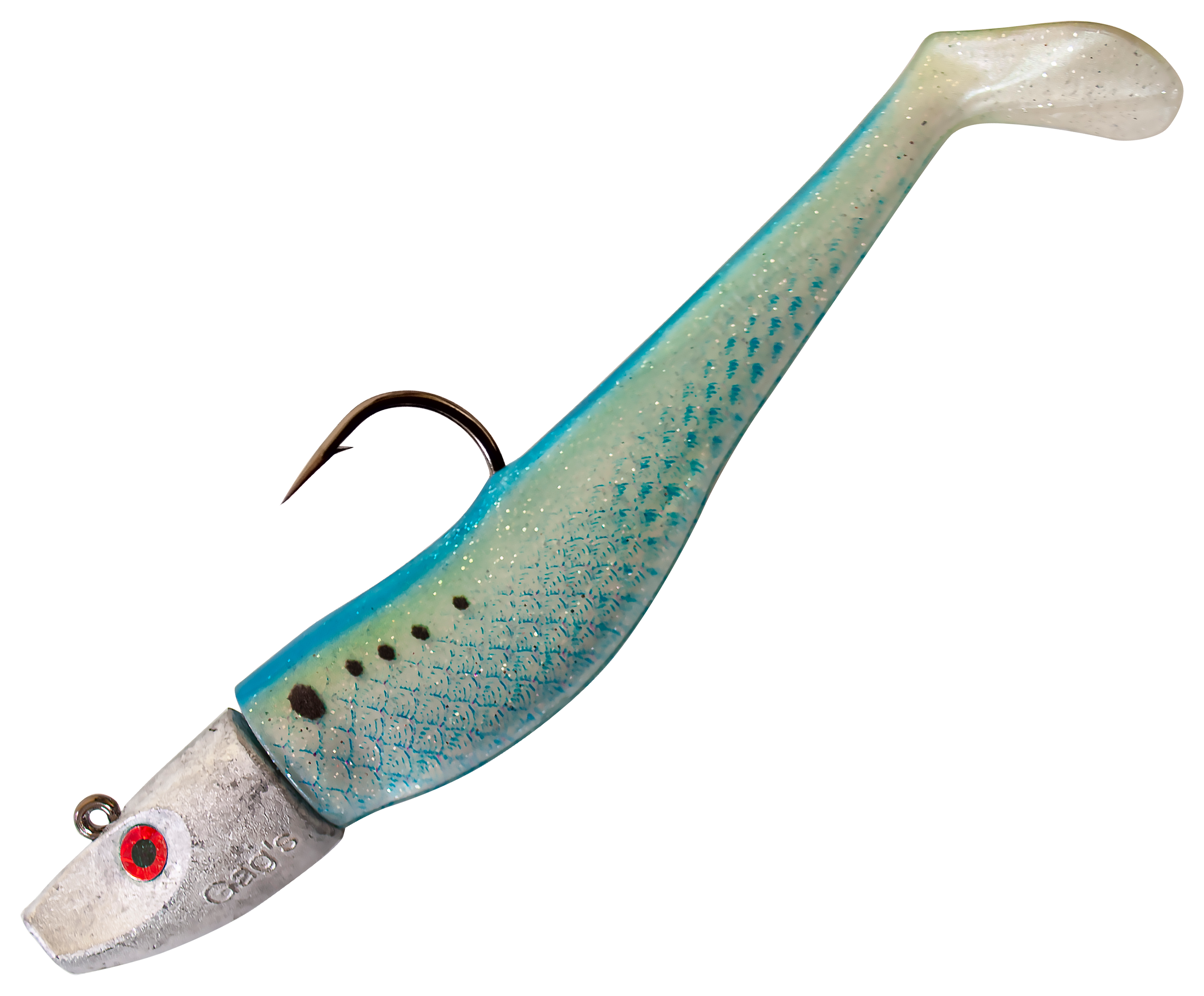 Image of Al Gag's Lures Whip-It Fish - Bunker - 4″ - 3/4 oz.