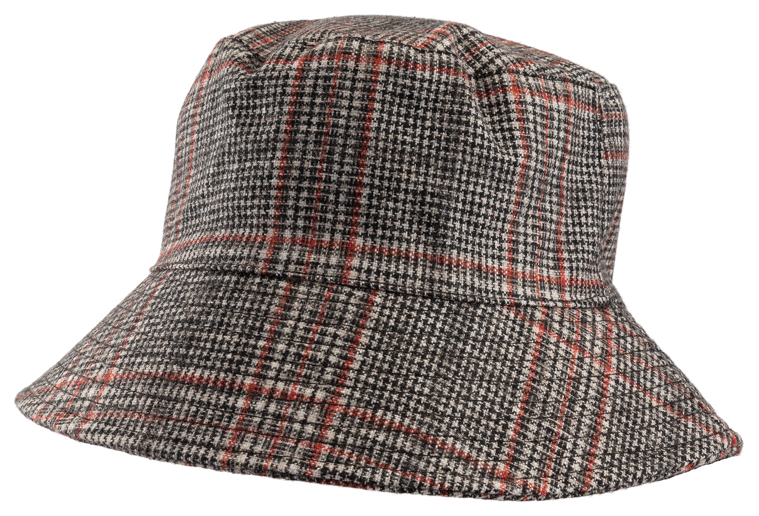 Dorfman Pacific Scala Plaid Bucket Hat for Ladies