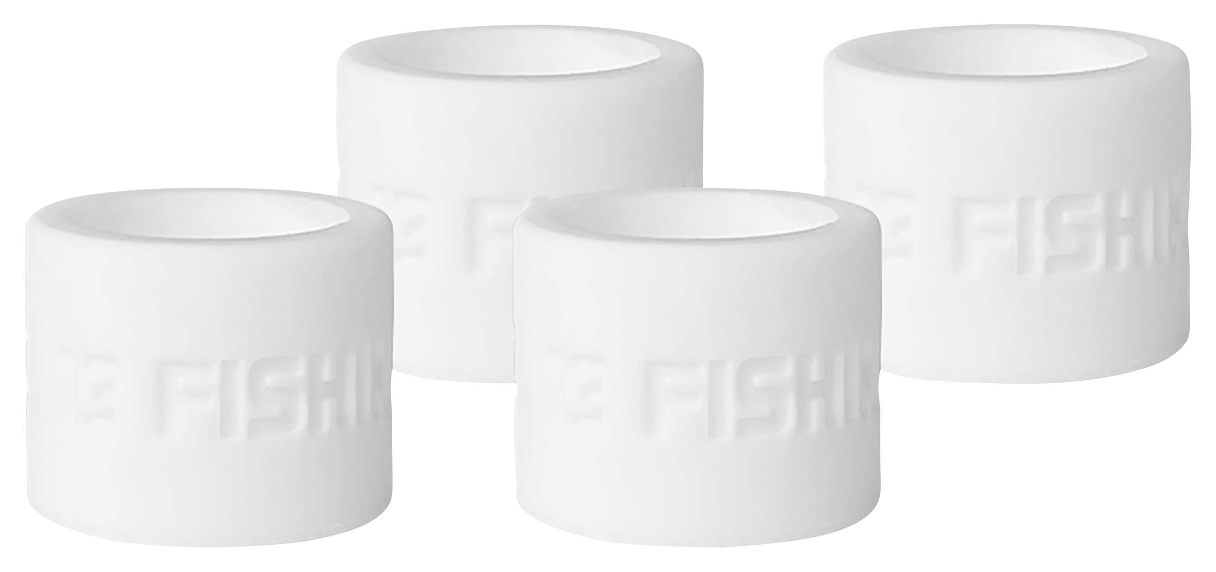 13 Fishing Anchor Reel Wrap Bands - White Ice