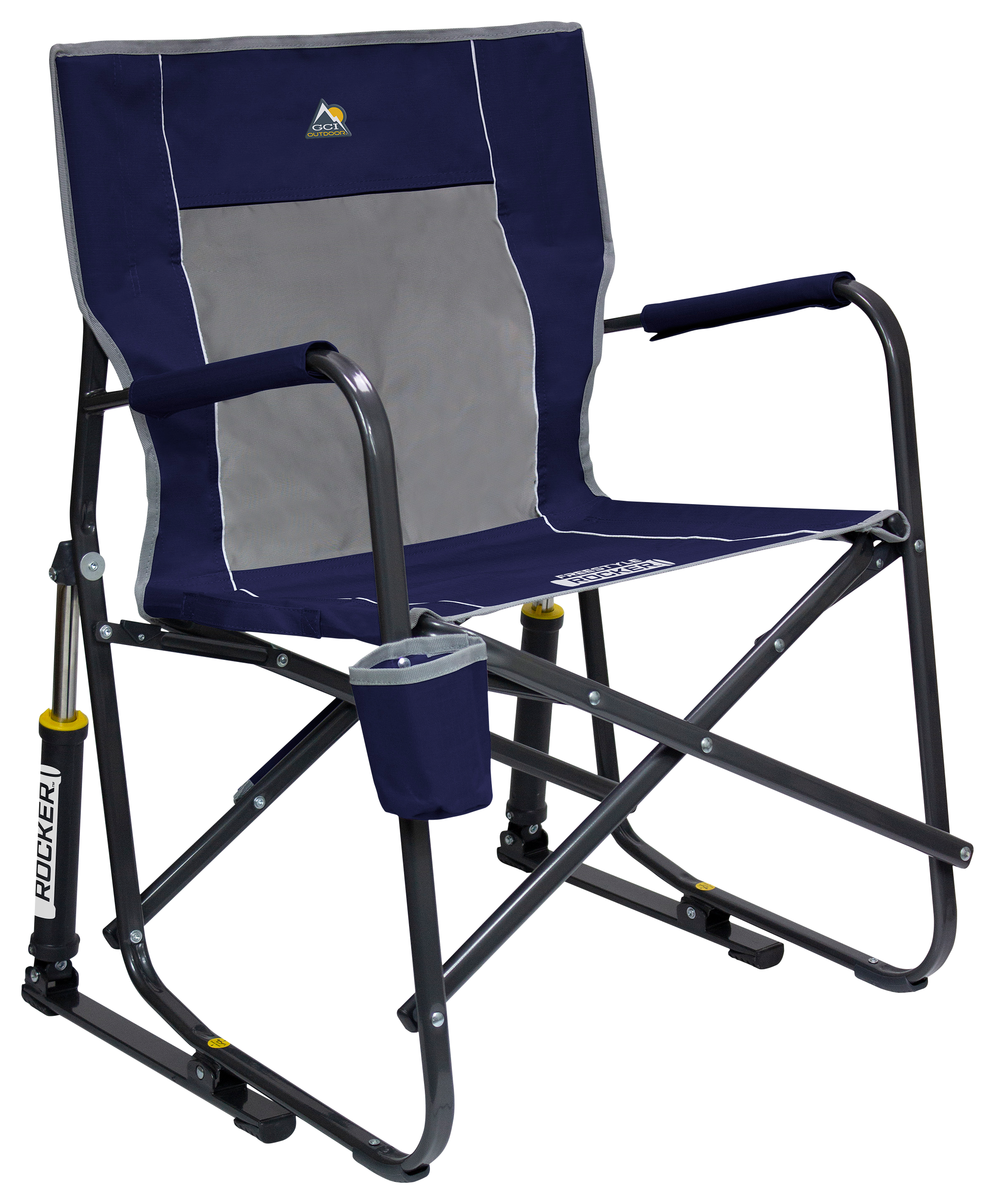 GCI Outdoor Freestyle Rocker Camp Chair - Indigo Blue