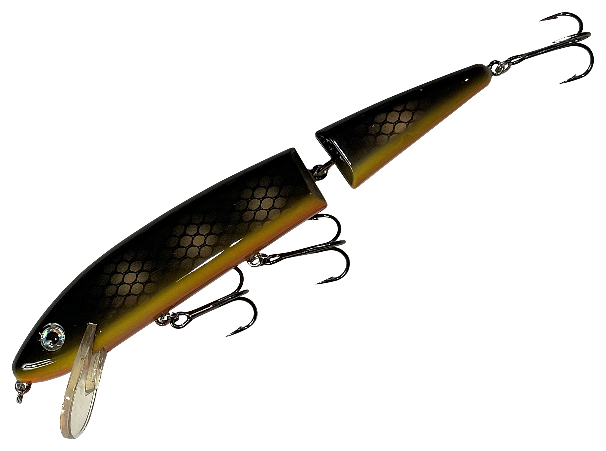 Raptor Talon Jointed Minnowbait - 1.6 oz. - Black Perch
