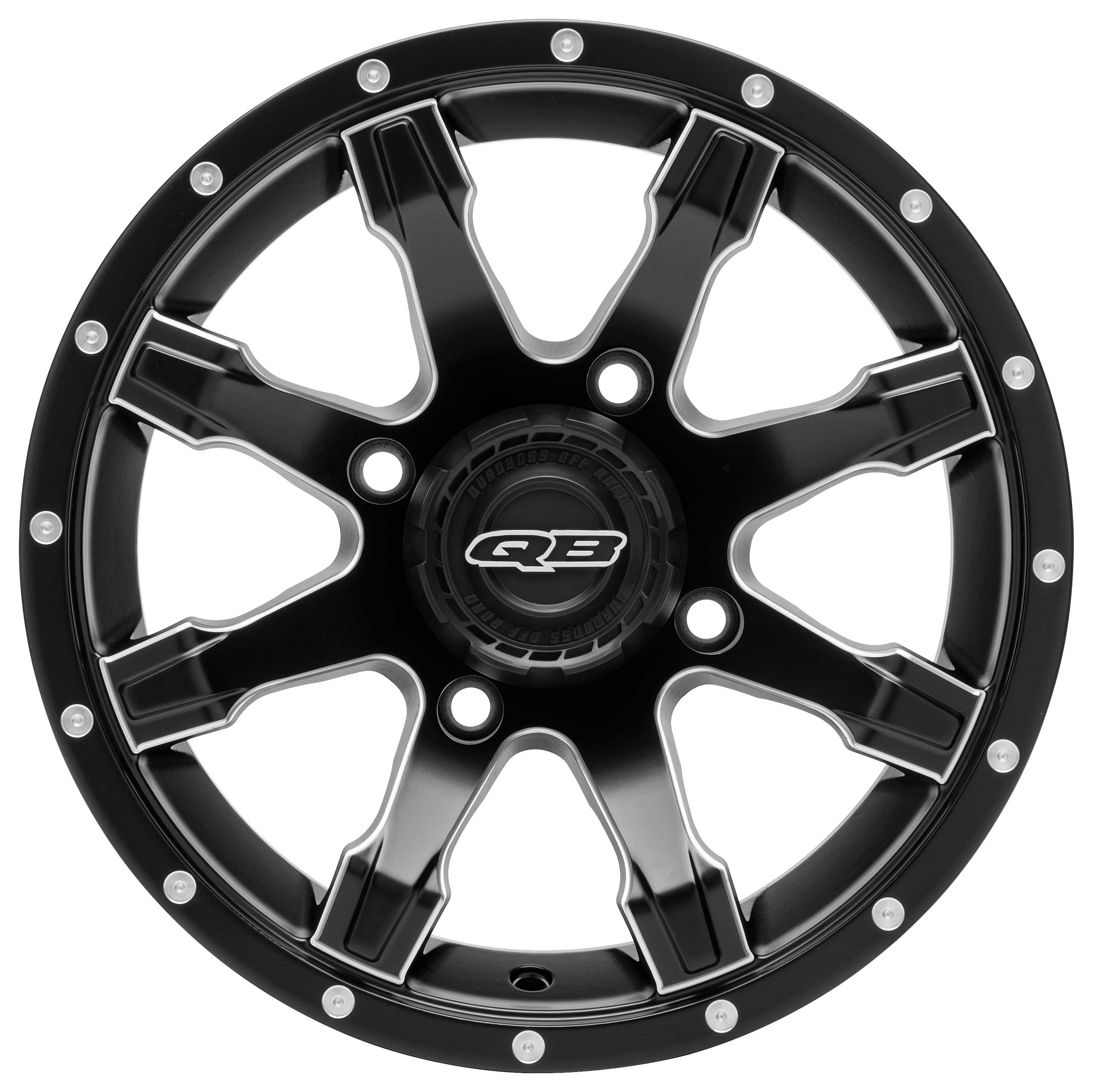 QuadBoss Grinder Wheels - 14 x 7 - Offset 4+3/ Bolt Pattern 4/156