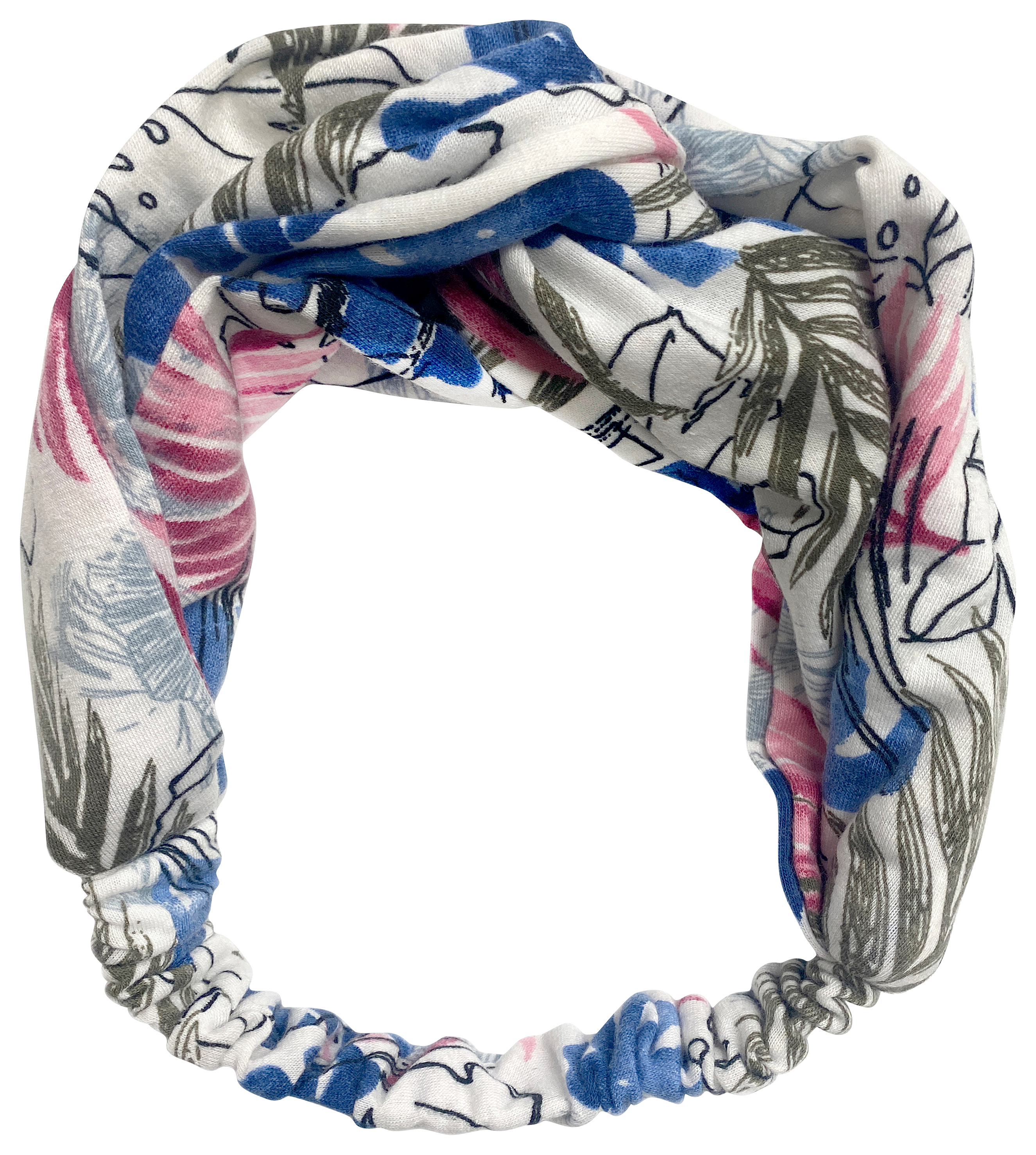 Quagga Headband - Blue Tropical