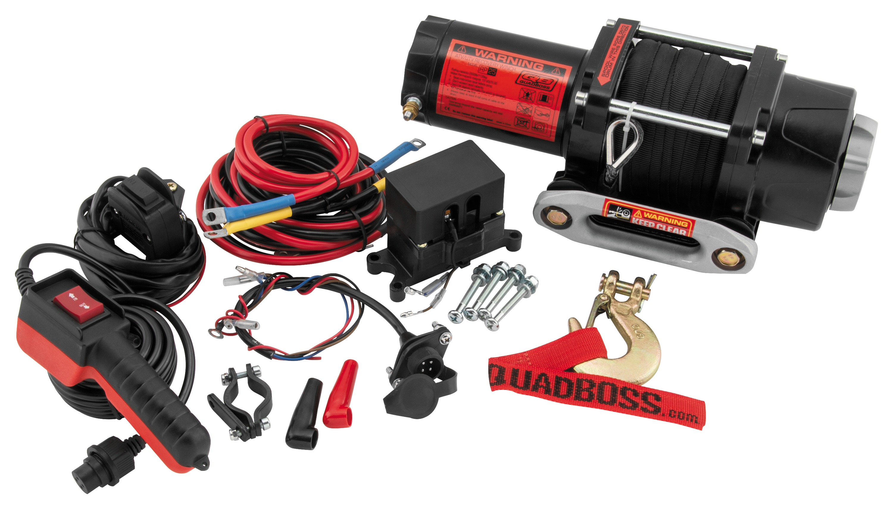 QuadBoss 2,500-lb. Winch with Dyneema Rope