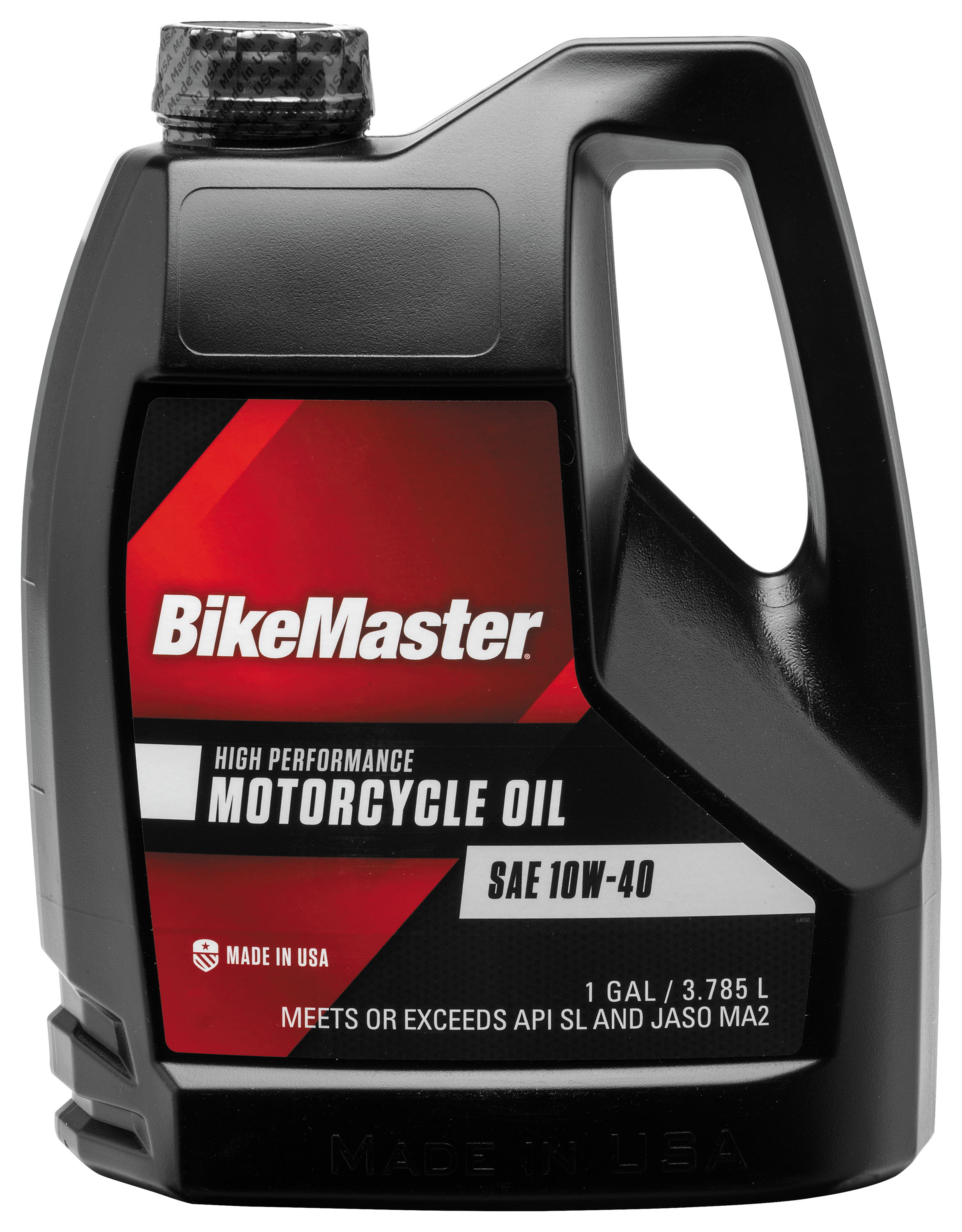 BikeMaster High-Performance Conventional 10W-40 Motorcycle Oil - 1 gal.