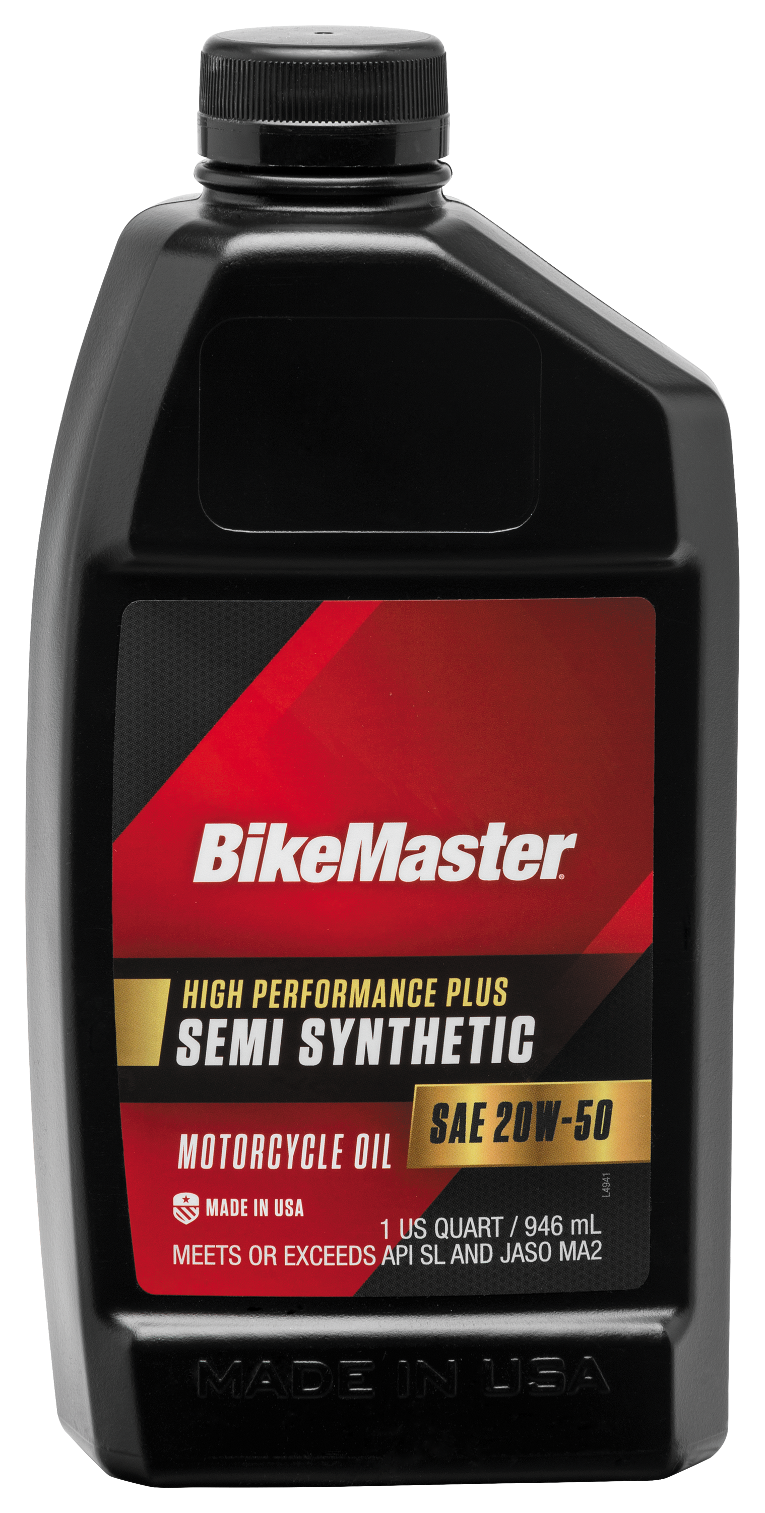 BikeMaster High-Performance Plus 10W-40 Semi-Synthetic Motorcycle Oil