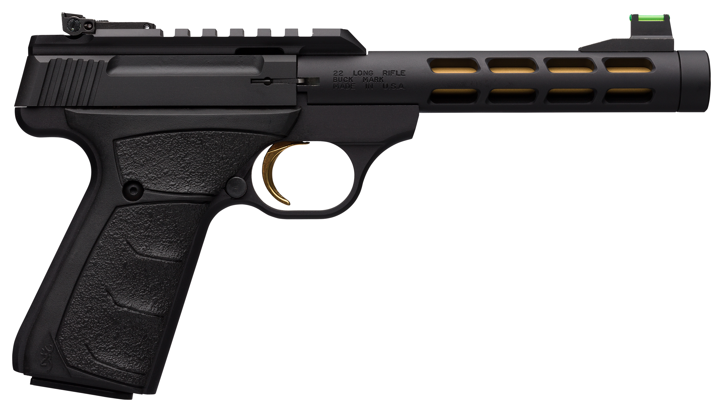 Browning Buckmark Plus Vision Gold Semi-Auto Rimfire Pistol - Browning