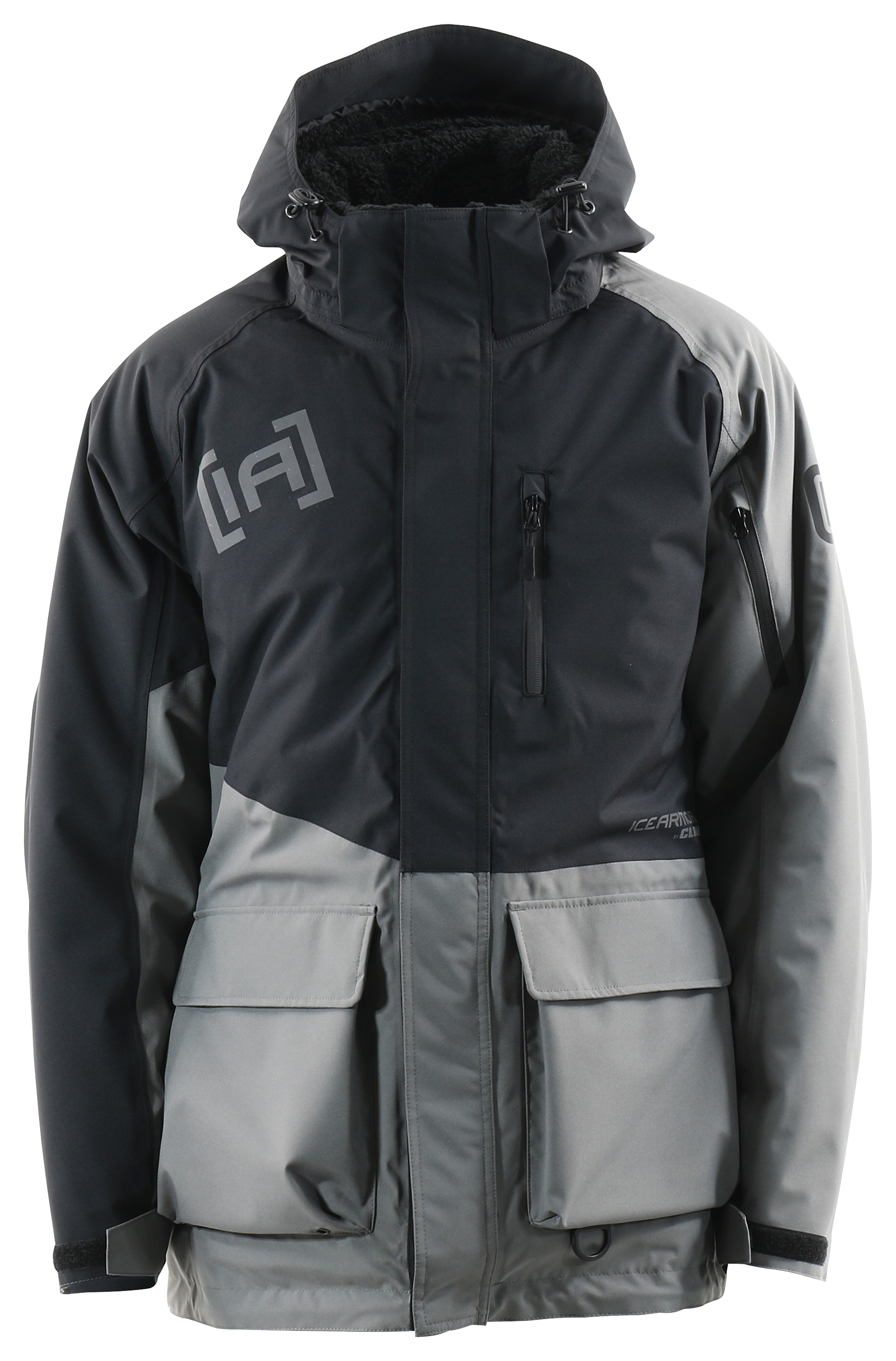 Image of IceArmor by Clam EdgeX Parka for Men - Black/Gray - M