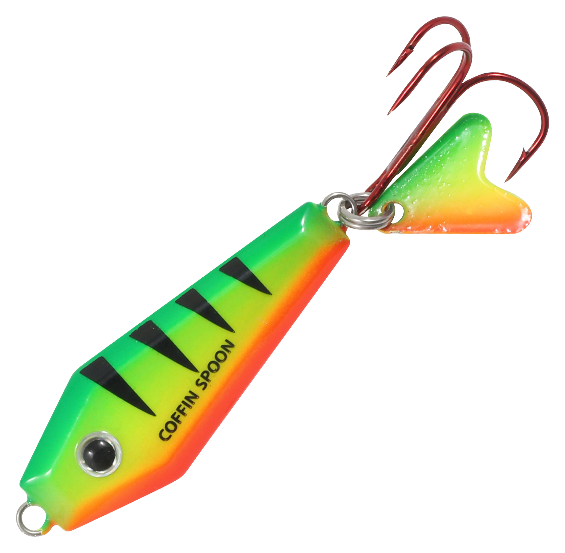 Image of Northland Fishing Tackle Buck-Shot Coffin Spoon - 1″, 1/8 oz. - UV Firetiger