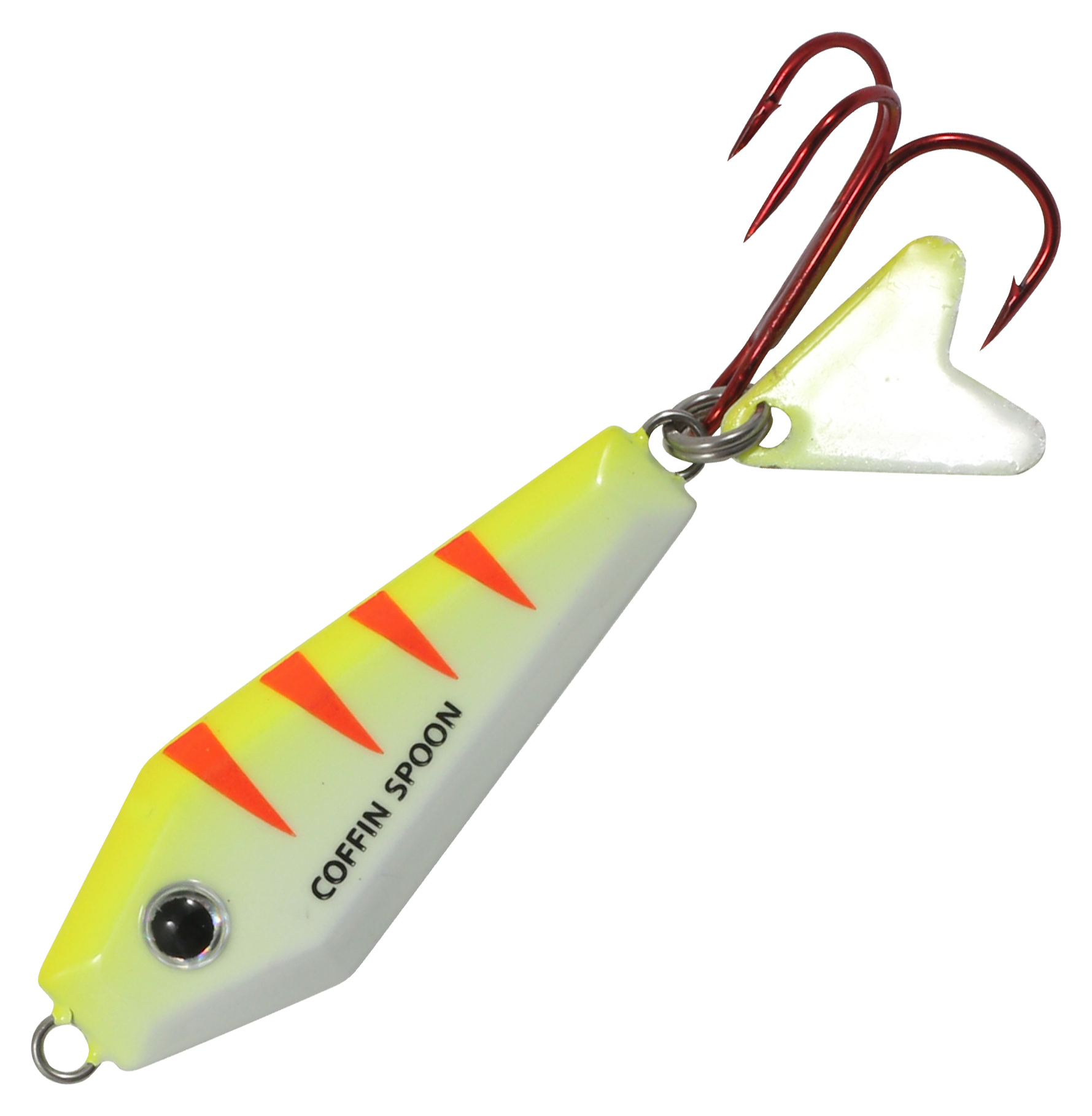 Image of Northland Fishing Tackle Buck-Shot Coffin Spoon - 1″, 1/8 oz. - UV Electric Perch