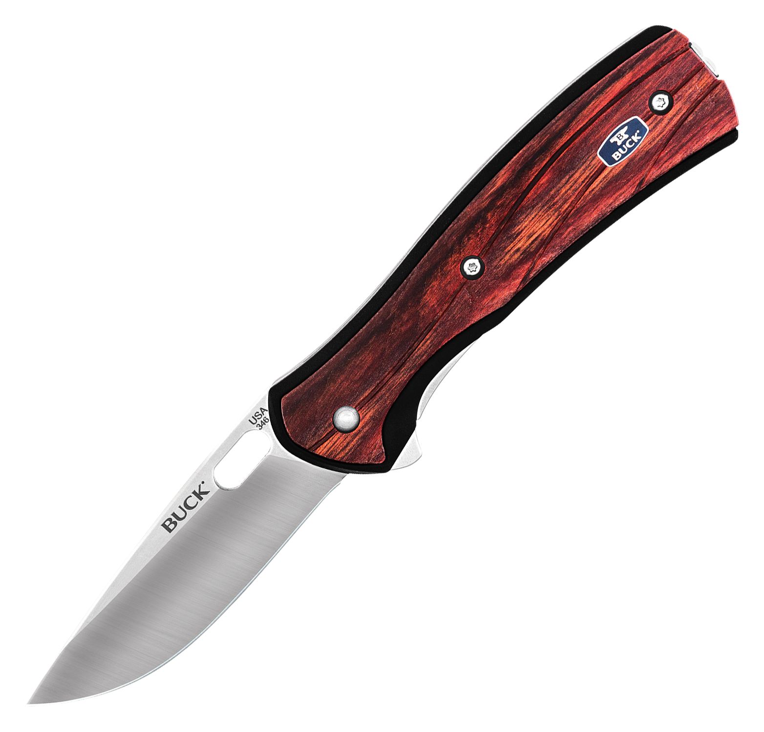 Image of Buck Vantage Avid Fine Edge Drop Point Folding Knife - 3.25″